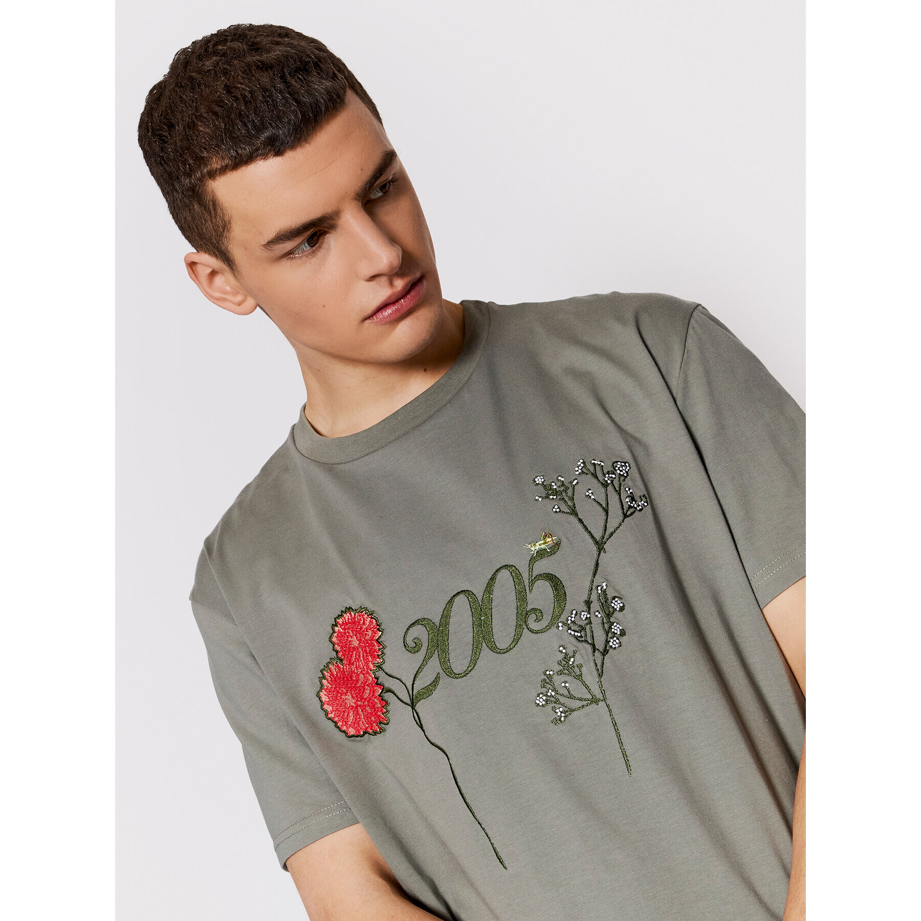 2005 Тишърт Unisex Dalia Зелен Relaxed Fit - Pepit.bg