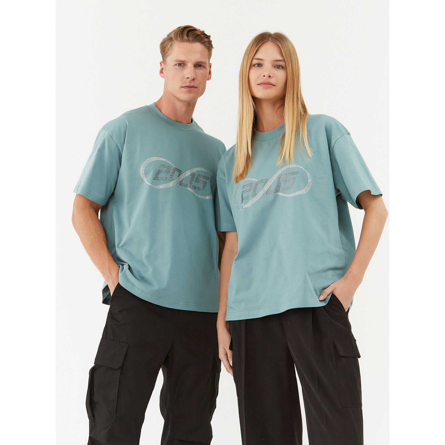 2005 Тишърт Unisex Forever Tee Електриков Relaxed Fit - Pepit.bg