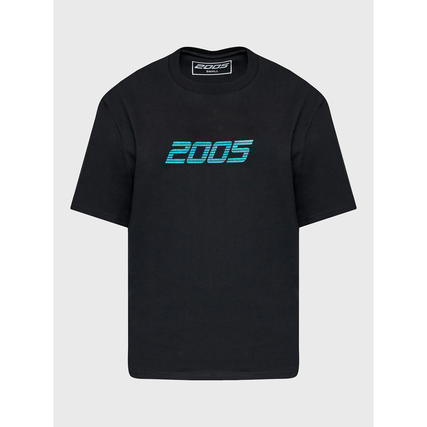 2005 Тишърт Unisex Holo Черен Relaxed Fit - Pepit.bg