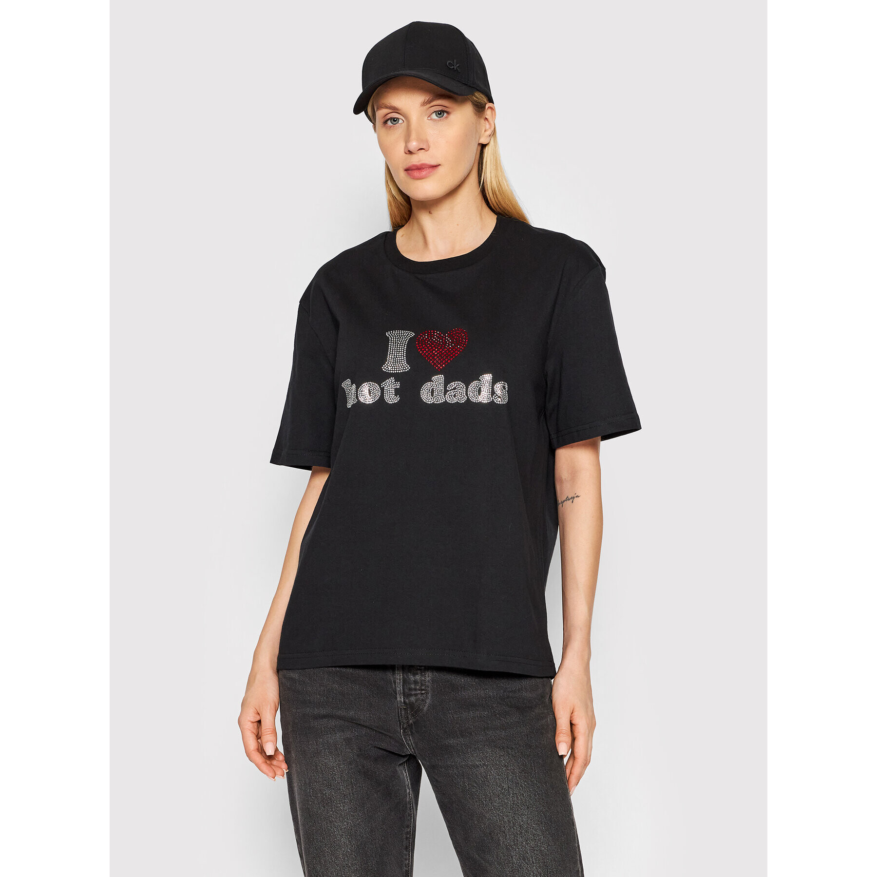 2005 Тишърт Unisex Hot Dads Черен Regular Fit - Pepit.bg