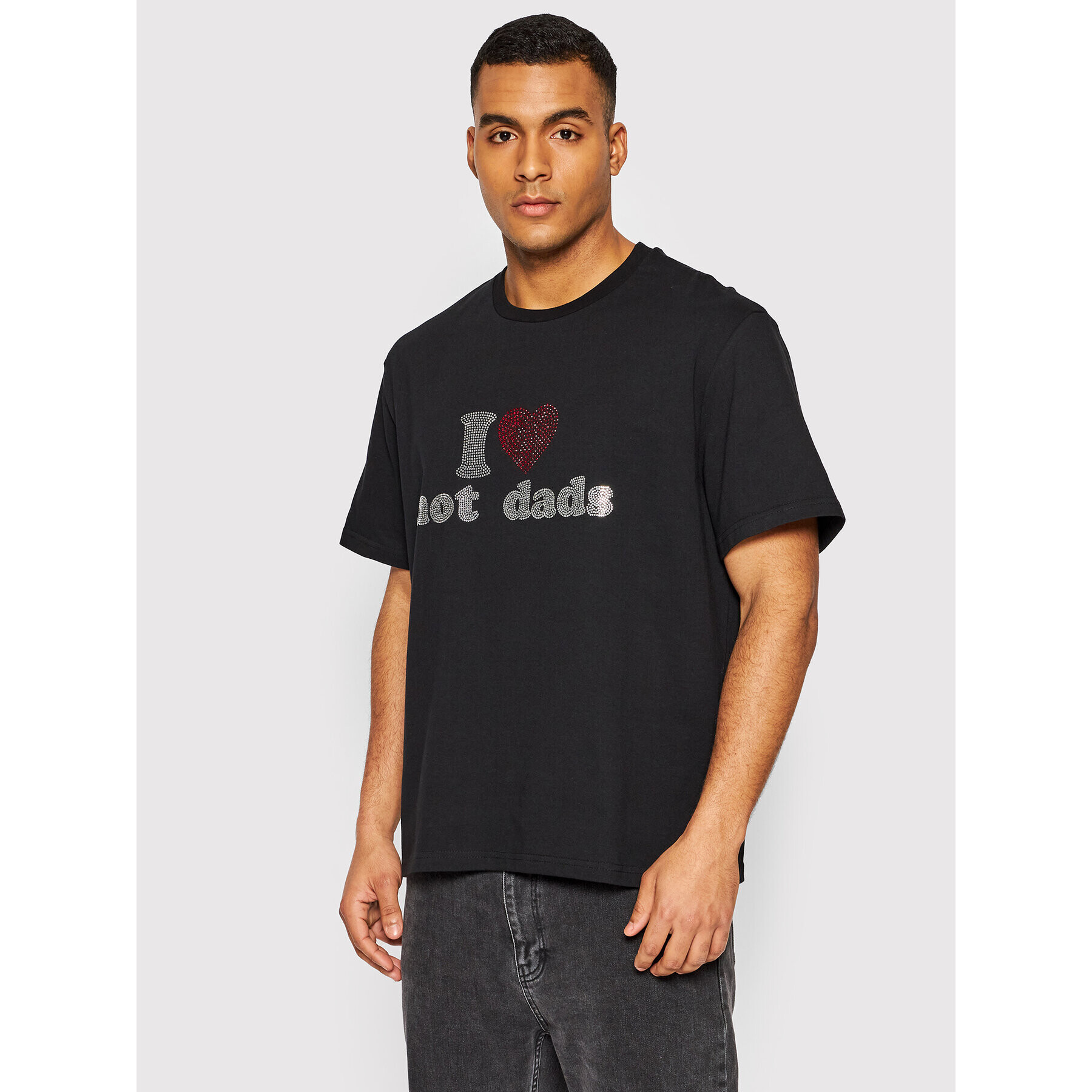 2005 Тишърт Unisex Hot Dads Черен Regular Fit - Pepit.bg