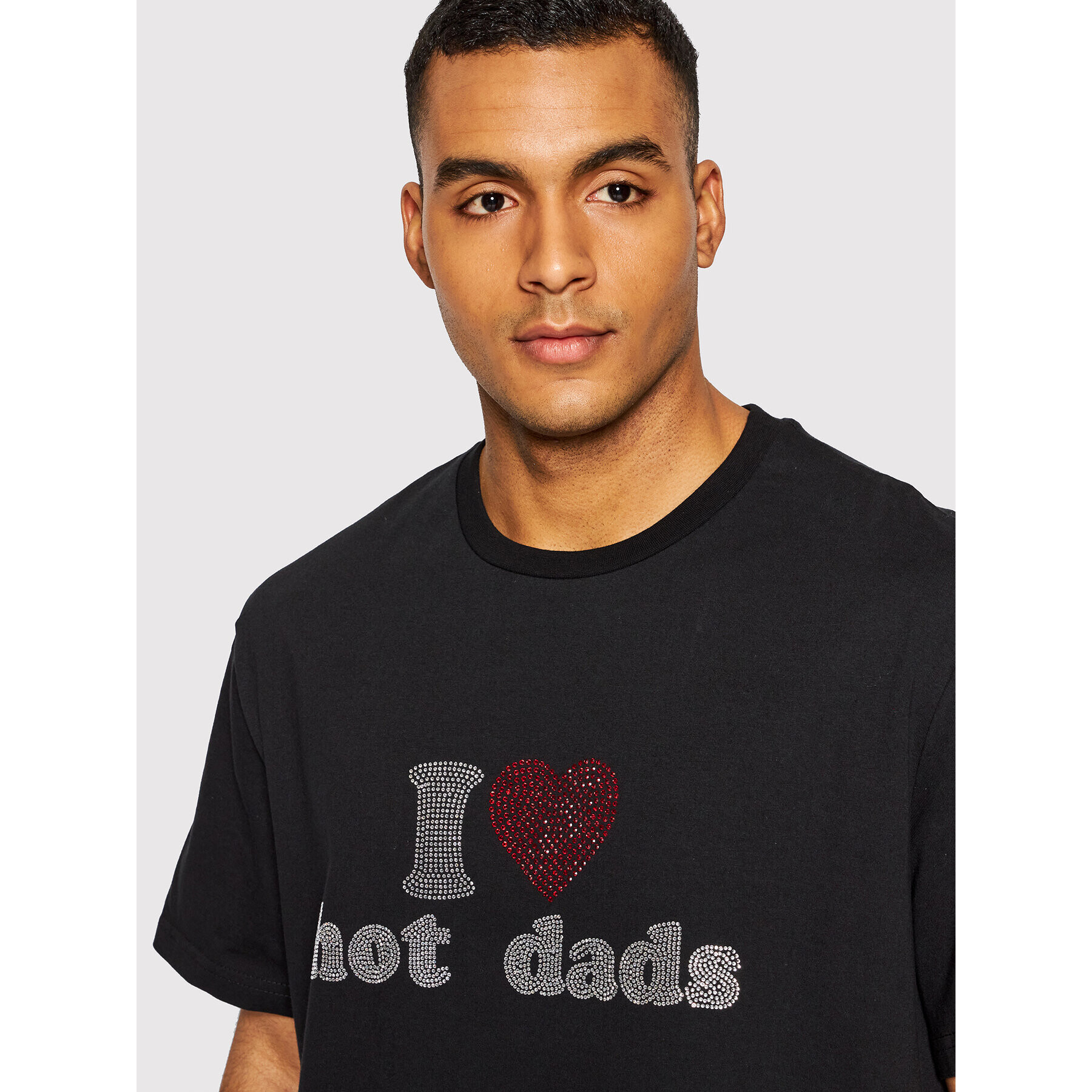 2005 Тишърт Unisex Hot Dads Черен Regular Fit - Pepit.bg