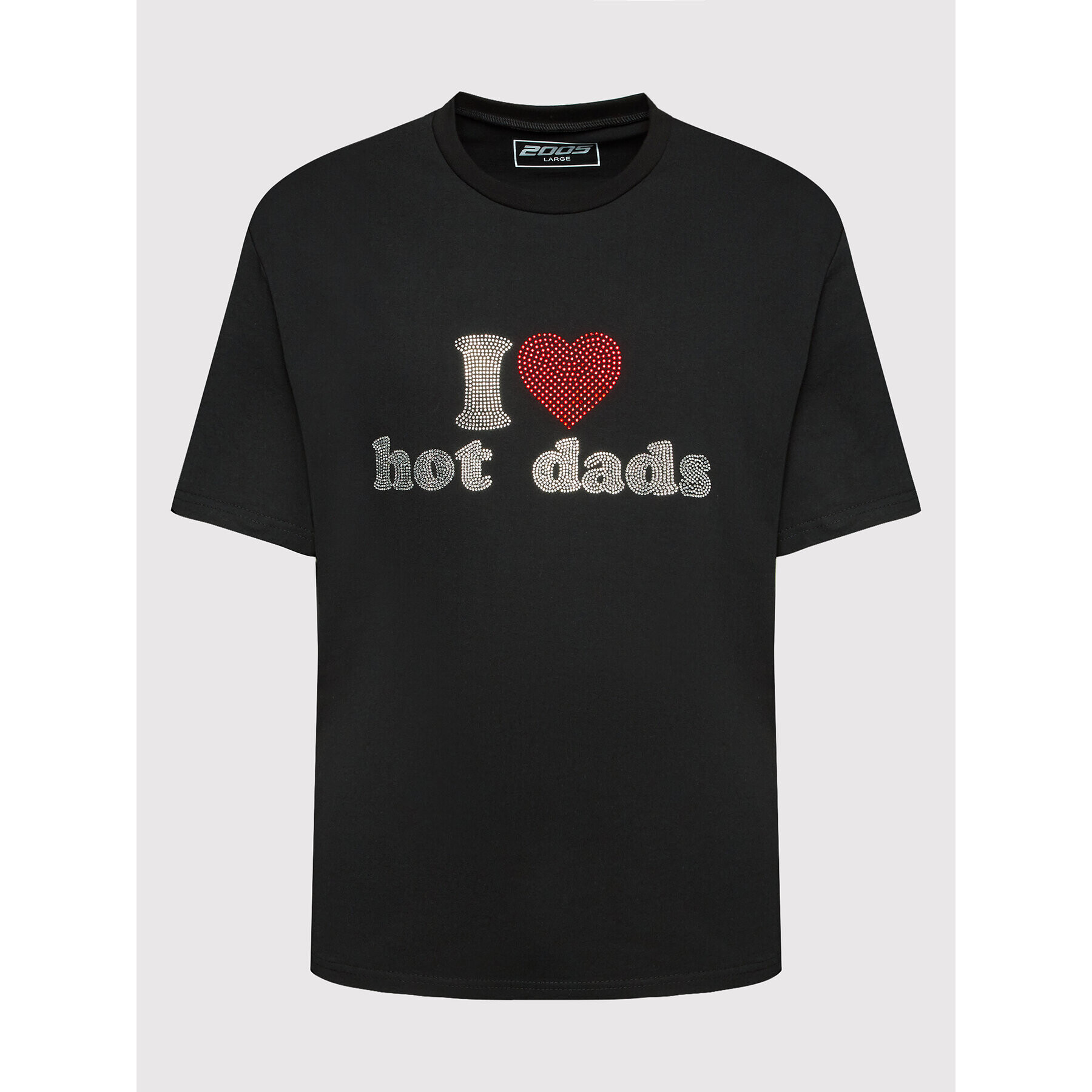 2005 Тишърт Unisex Hot Dads Черен Regular Fit - Pepit.bg