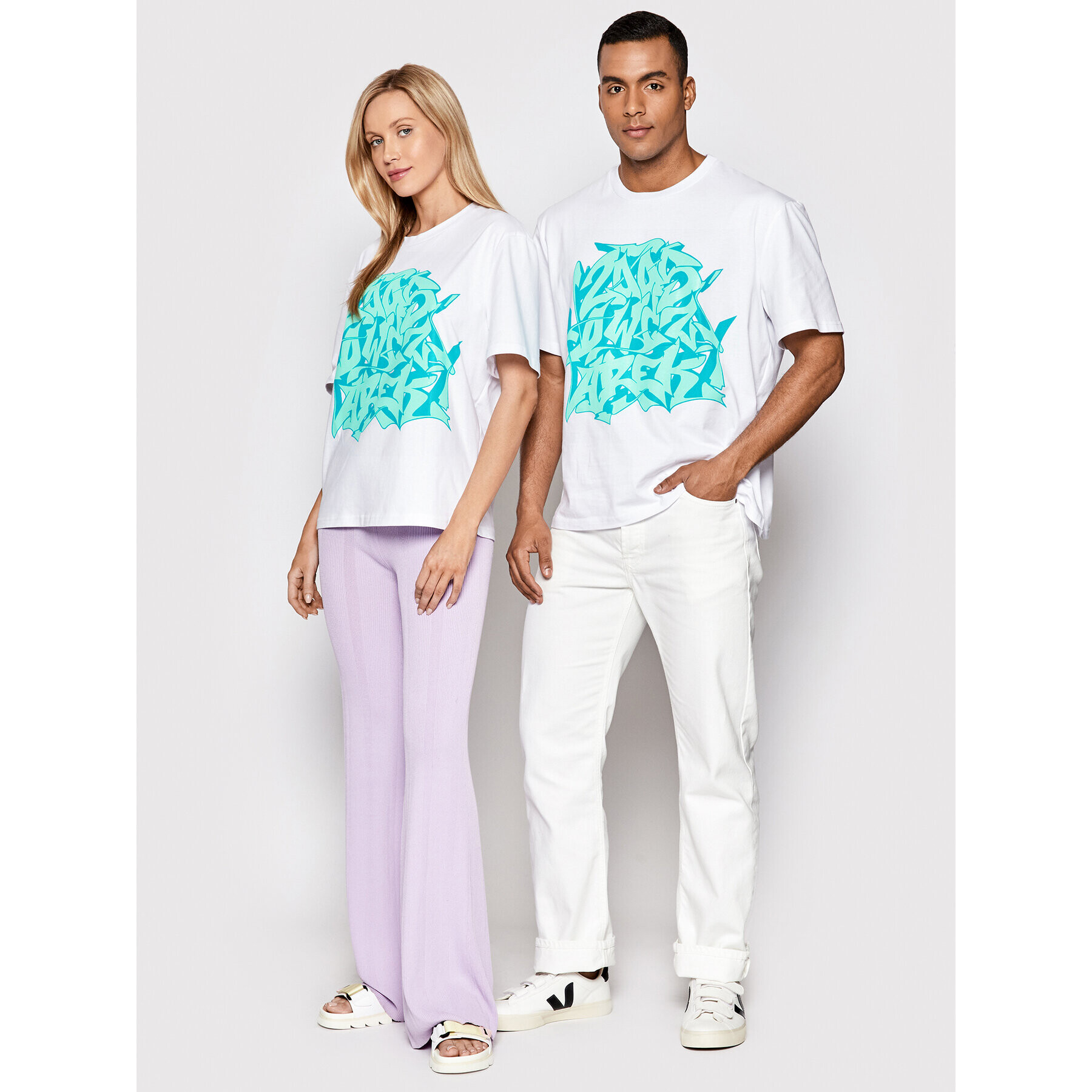 2005 Тишърт Unisex Owczarek Бял Regular Fit - Pepit.bg