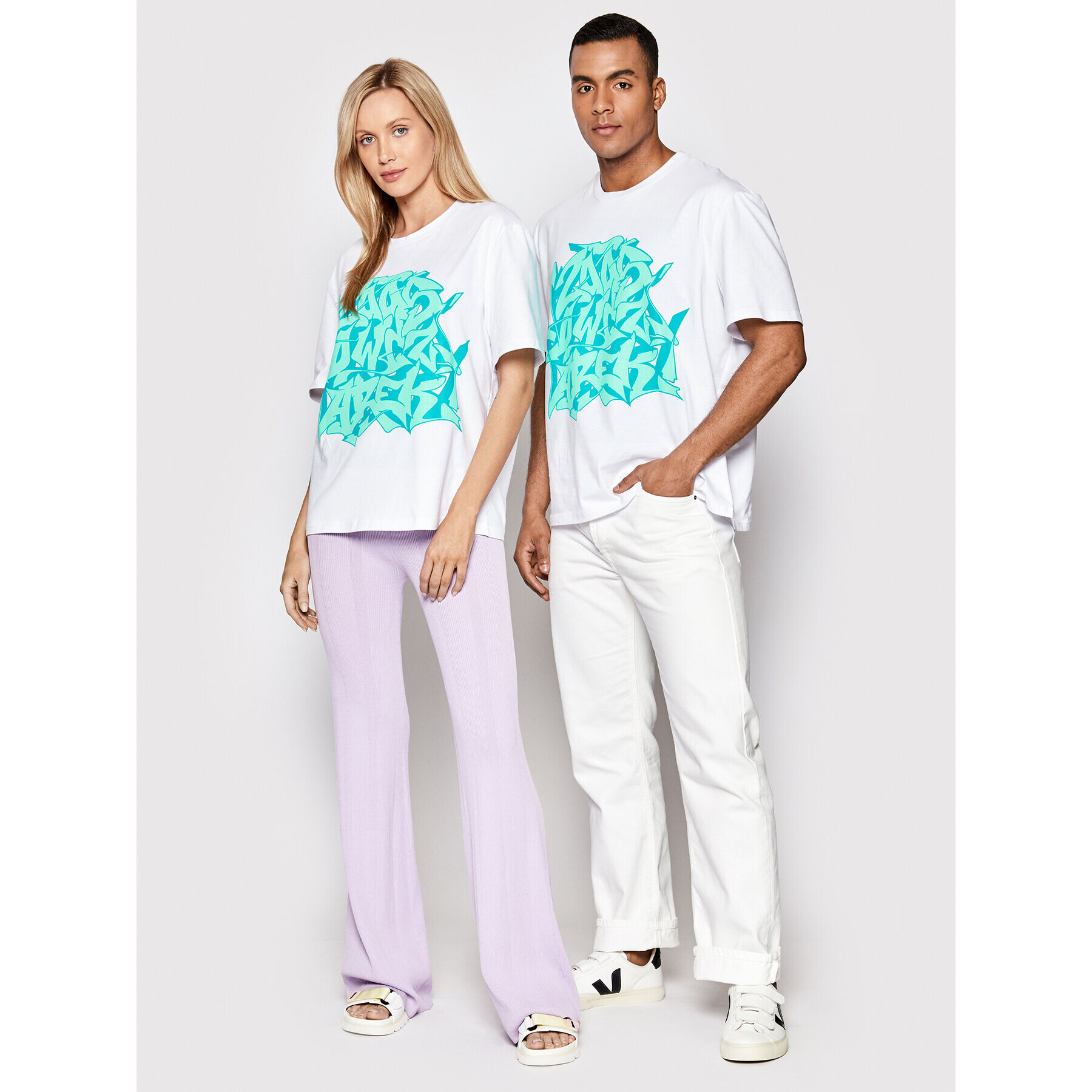 2005 Тишърт Unisex Owczarek Бял Regular Fit - Pepit.bg