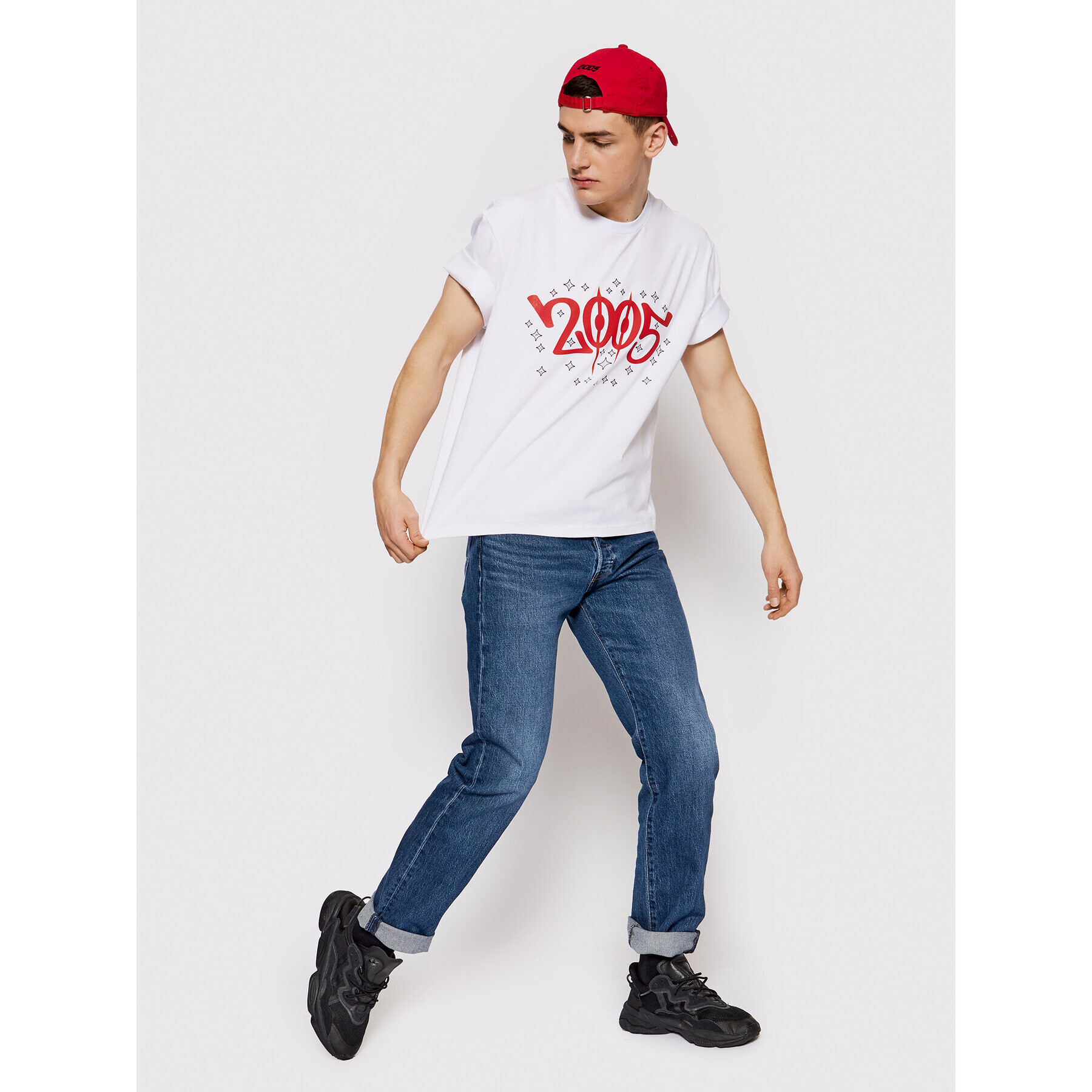 2005 Тишърт Unisex Variation Бял Regular Fit - Pepit.bg