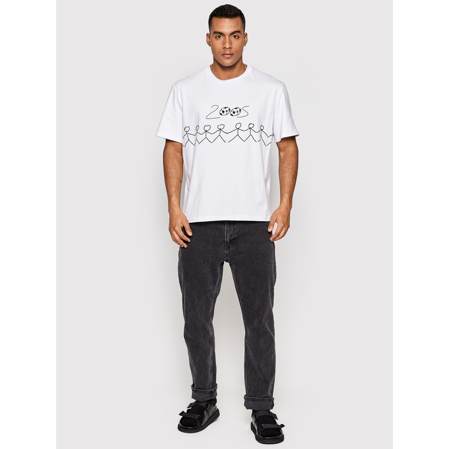 2005 Тишърт Unisex Wst Бял Regular Fit - Pepit.bg