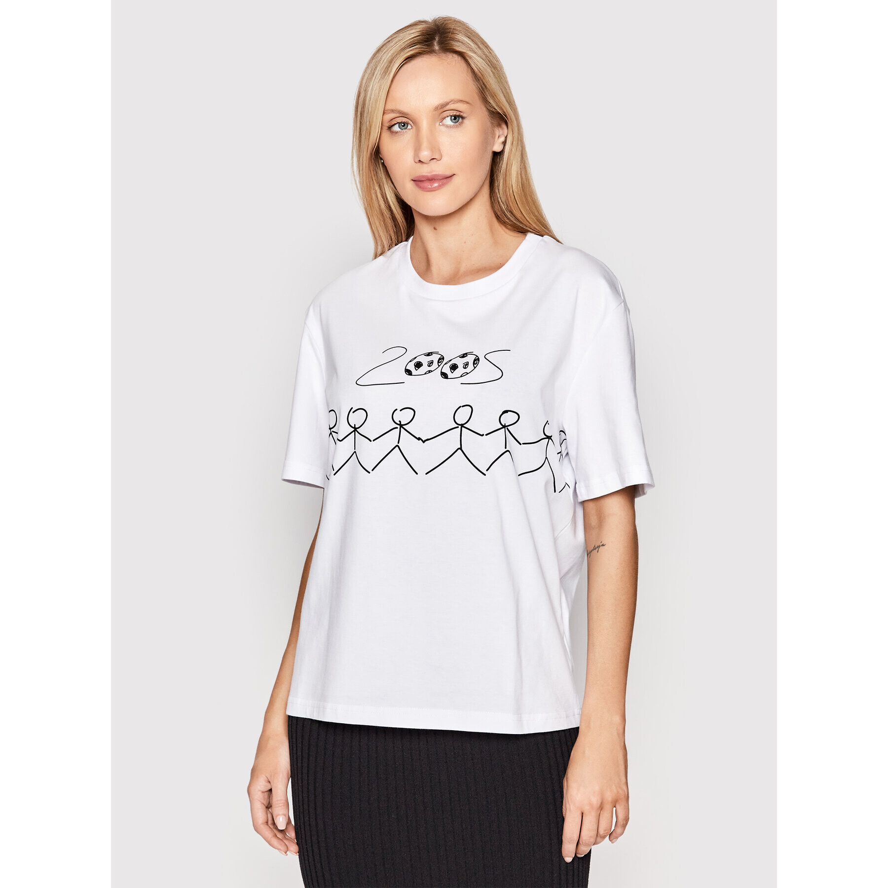 2005 Тишърт Unisex Wst Бял Regular Fit - Pepit.bg