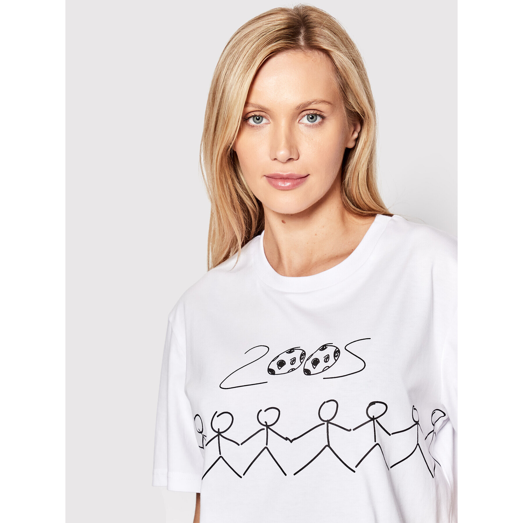 2005 Тишърт Unisex Wst Бял Regular Fit - Pepit.bg