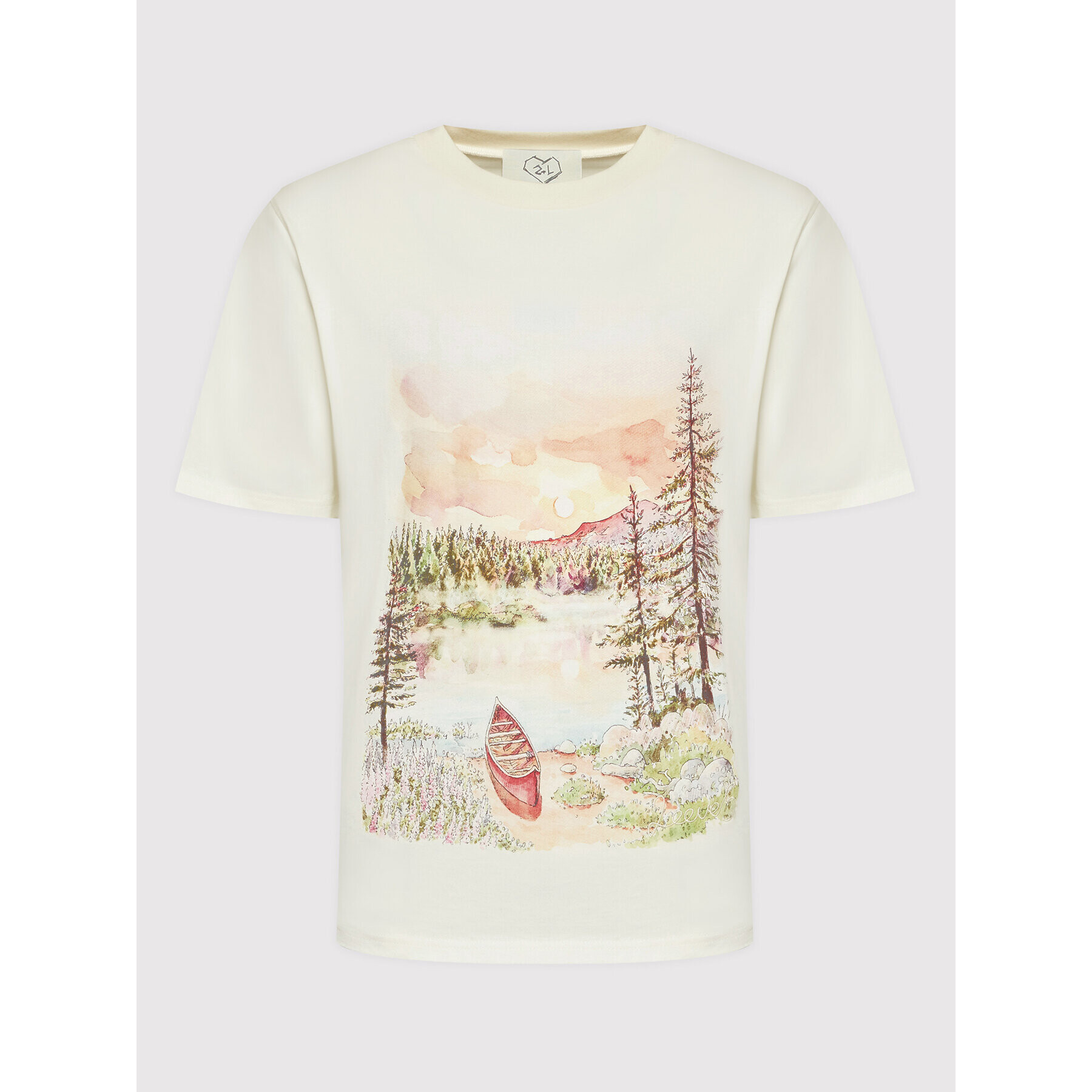 2005 Тишърт Unisex X Leeves „Good Morning” Бежов Regular Fit - Pepit.bg