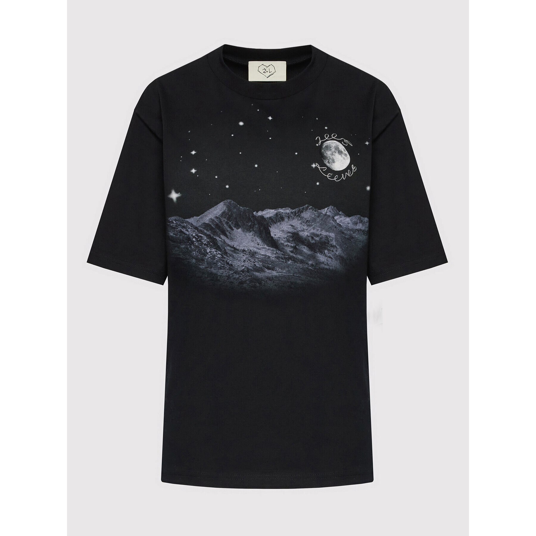 2005 Тишърт Unisex X Leeves „Good Night” Черен Relaxed Fit - Pepit.bg
