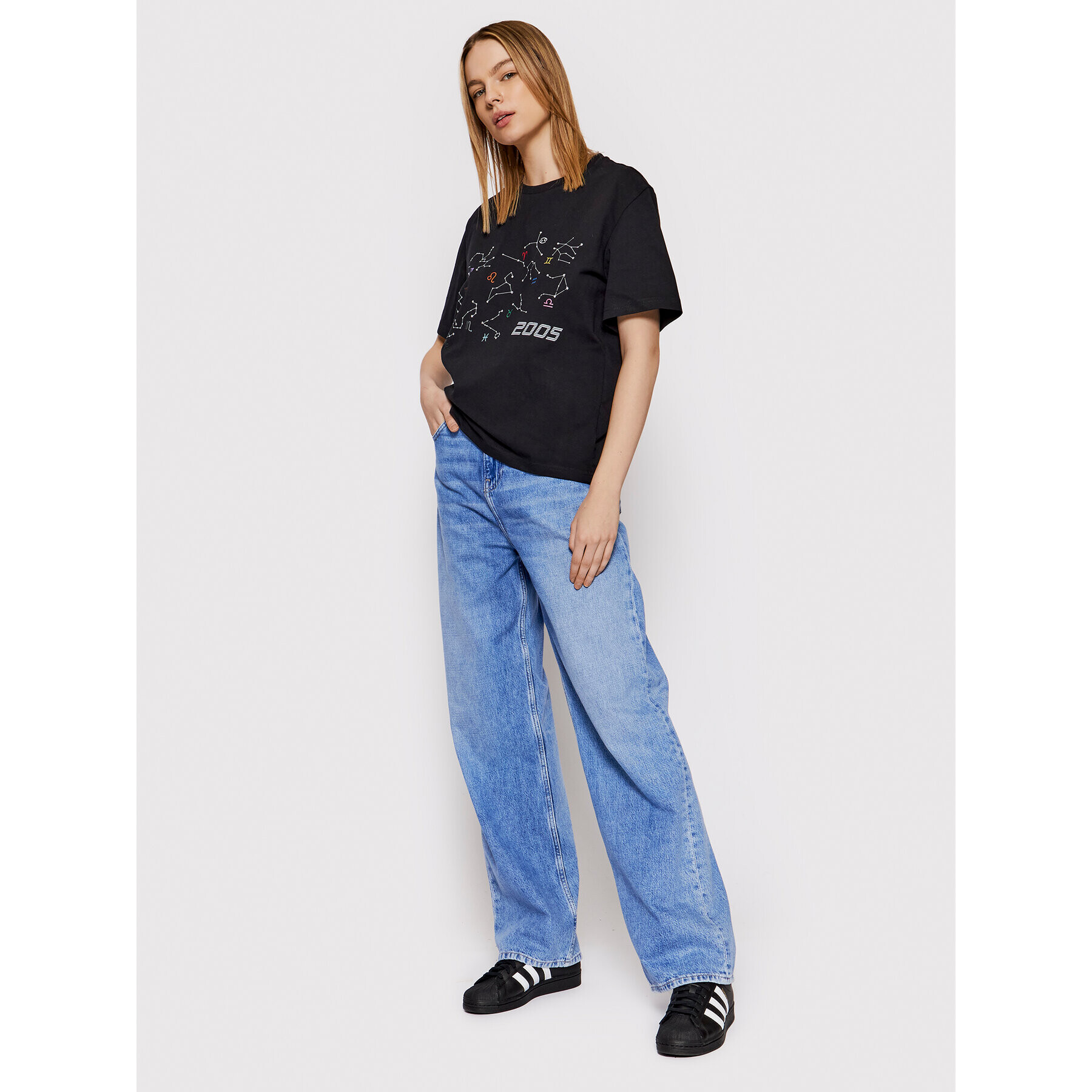 2005 Тишърт Unisex Zodiac Черен Regular Fit - Pepit.bg