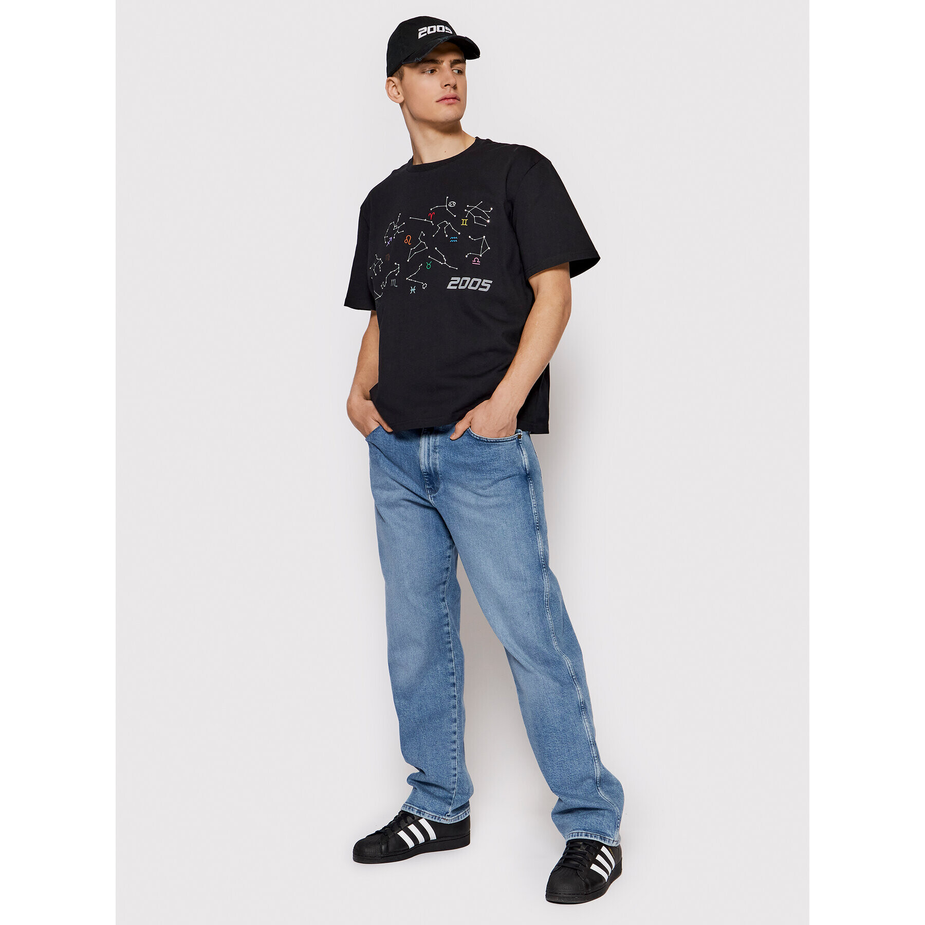 2005 Тишърт Unisex Zodiac Черен Regular Fit - Pepit.bg