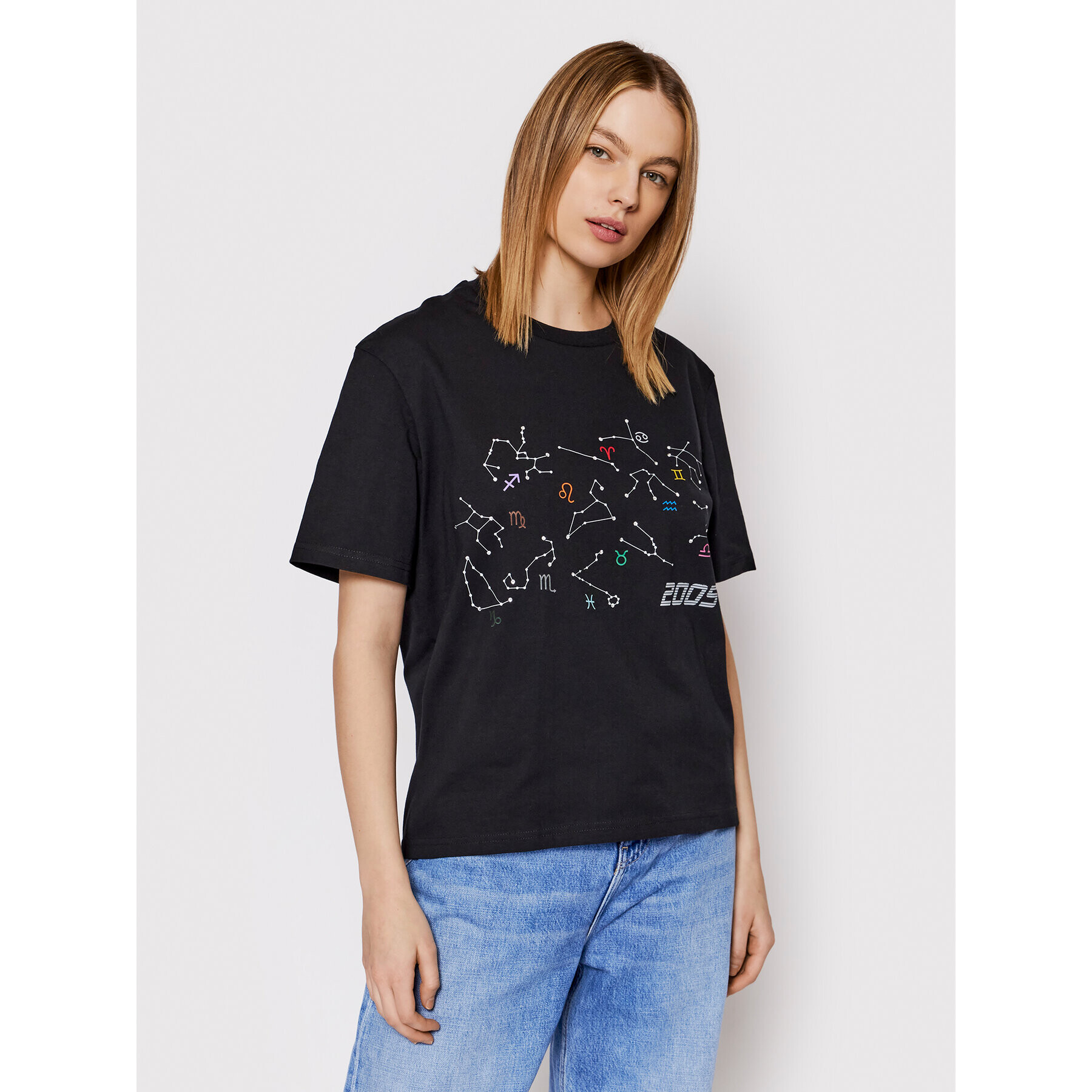 2005 Тишърт Unisex Zodiac Черен Regular Fit - Pepit.bg