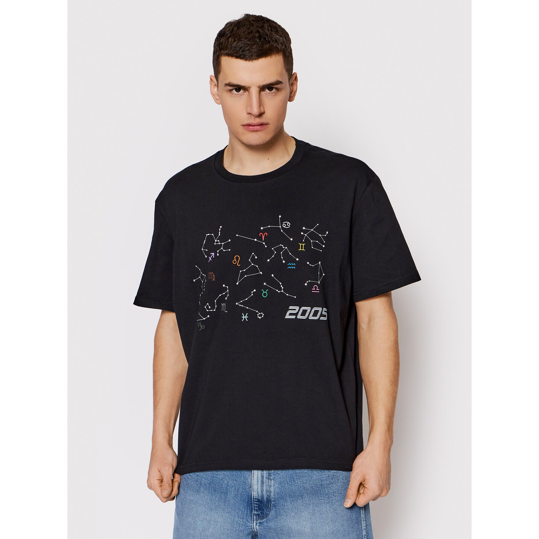 2005 Тишърт Unisex Zodiac Черен Regular Fit - Pepit.bg