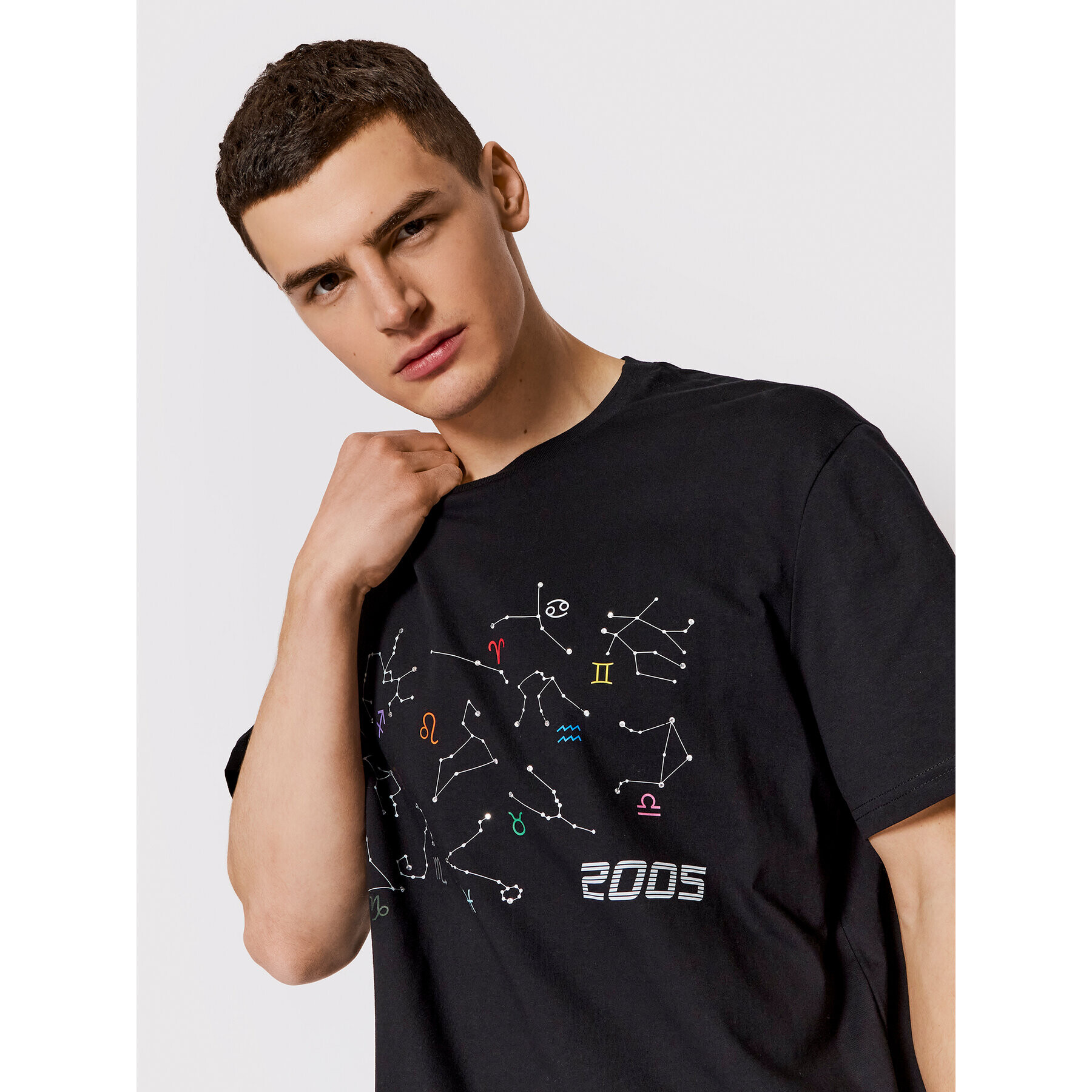2005 Тишърт Unisex Zodiac Черен Regular Fit - Pepit.bg
