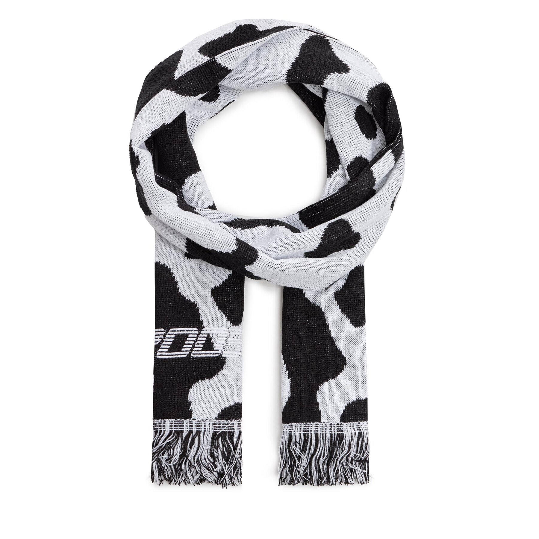 2005 Зимен шал Cowhide Scarf Бял - Pepit.bg