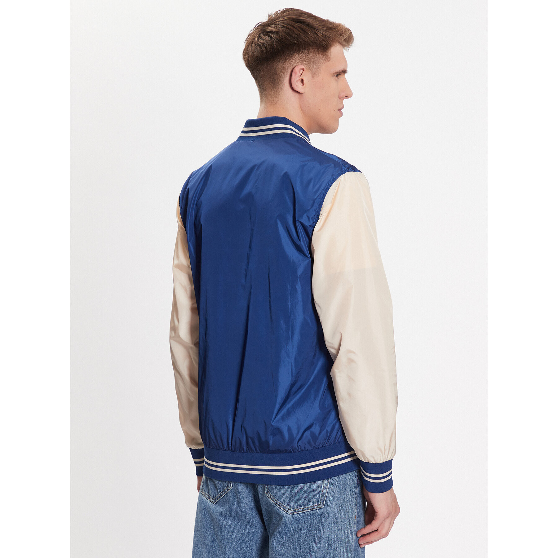 47 Brand Яке бомбър Los Angeles Dodgers Core 47 Drift Track Jacket Син Regular Fit - Pepit.bg