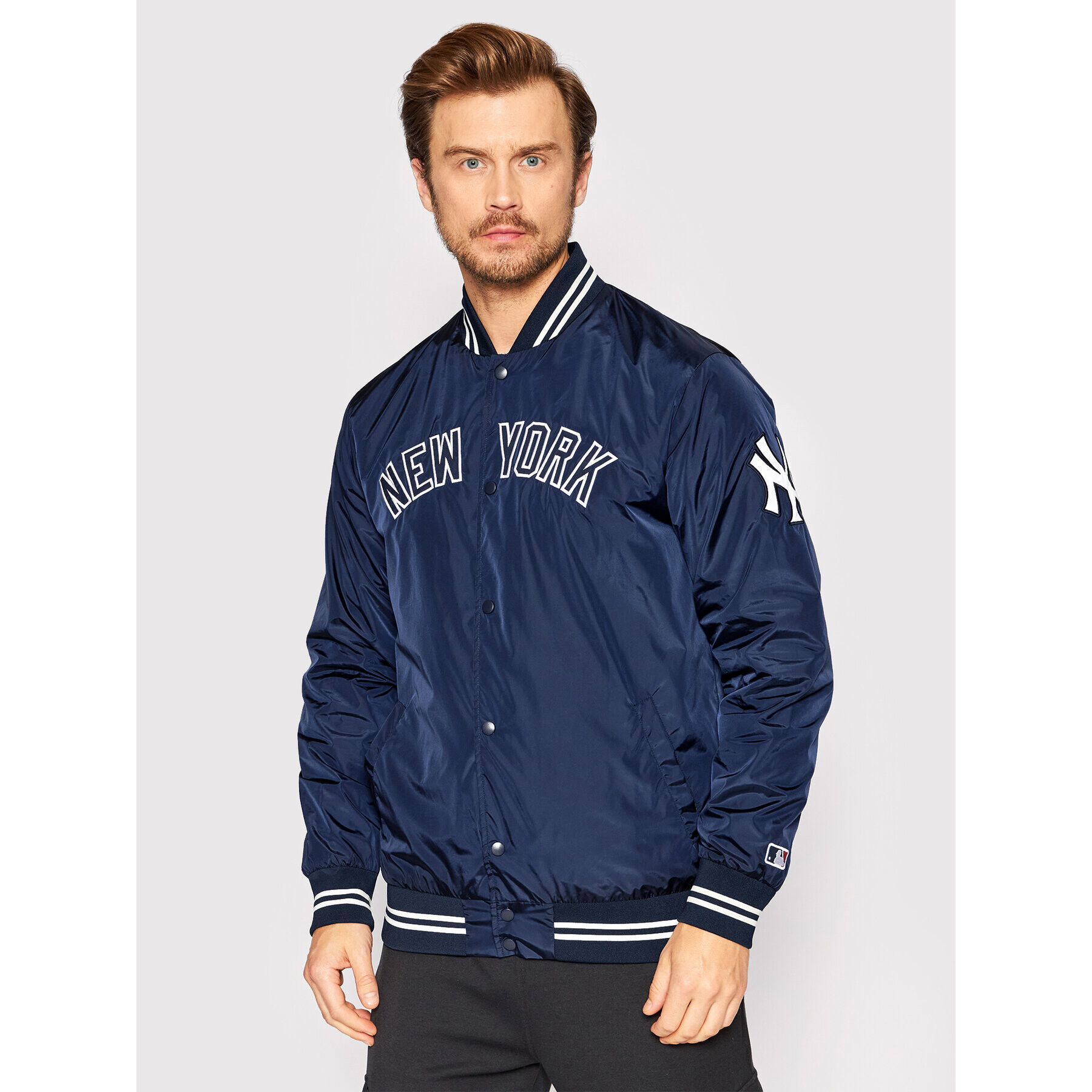 47 Brand Яке бомбър New York Yankees BB017PEMWTJ551979FN Тъмносин Regular Fit - Pepit.bg