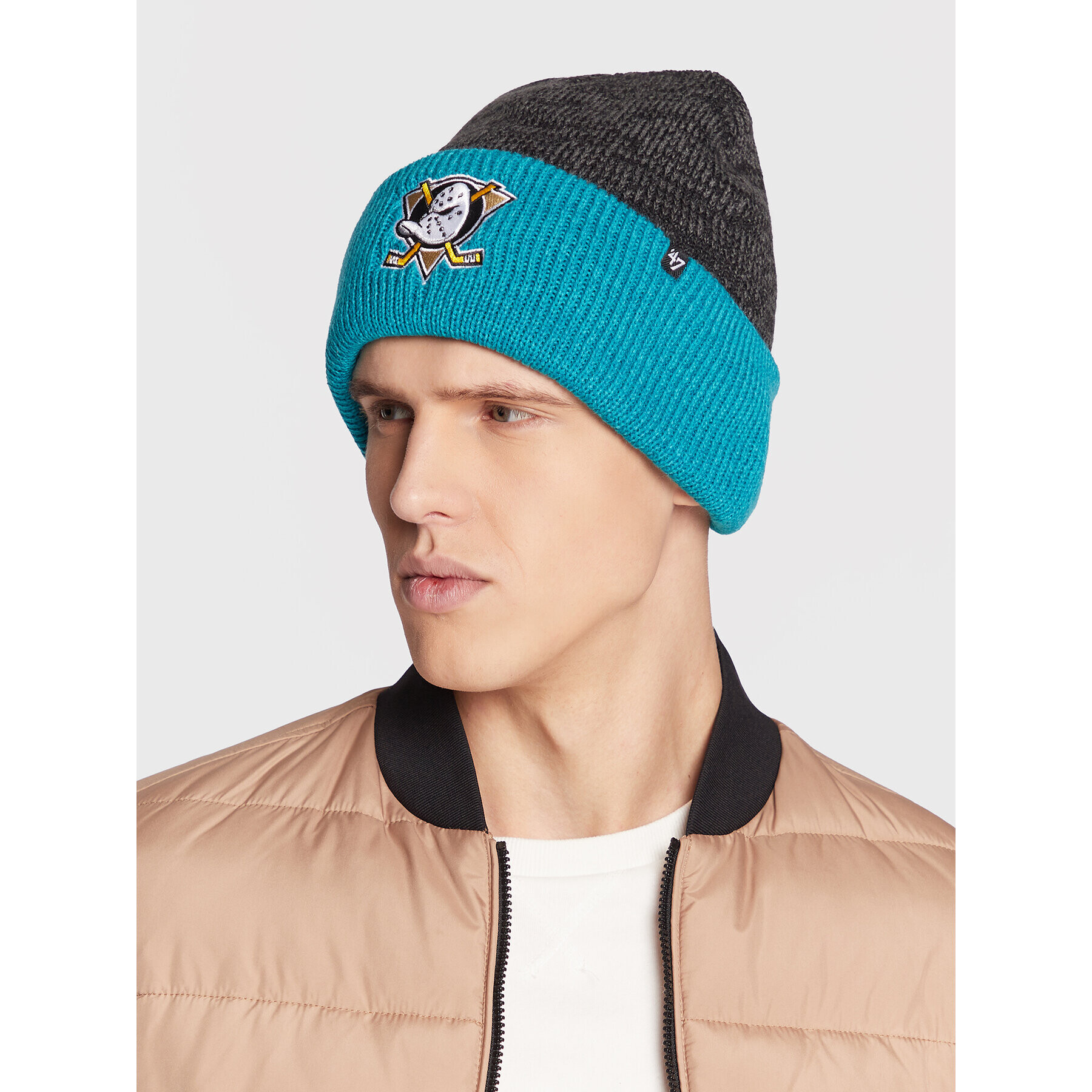 47 Brand Шапка Anaheim Ducks Beanie H-TTBFZ25ACE-BKA Цветен - Pepit.bg