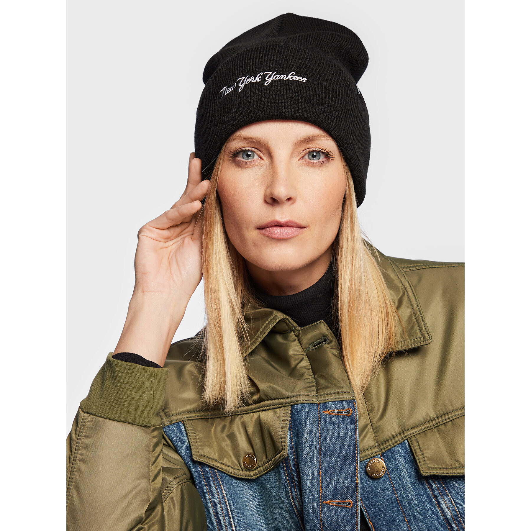47 Brand Шапка New York Yankees Base Runner Scipt B-BRSRC17ACE-BK Черен - Pepit.bg