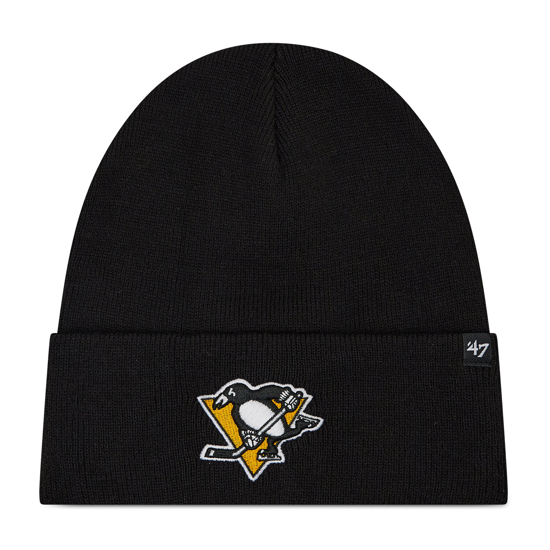 47 Brand Шапка Nhl Pittsburgh Penguins Haymaker '47 Cuff Knit H-HYMKR15ACE-BK Черен - Pepit.bg