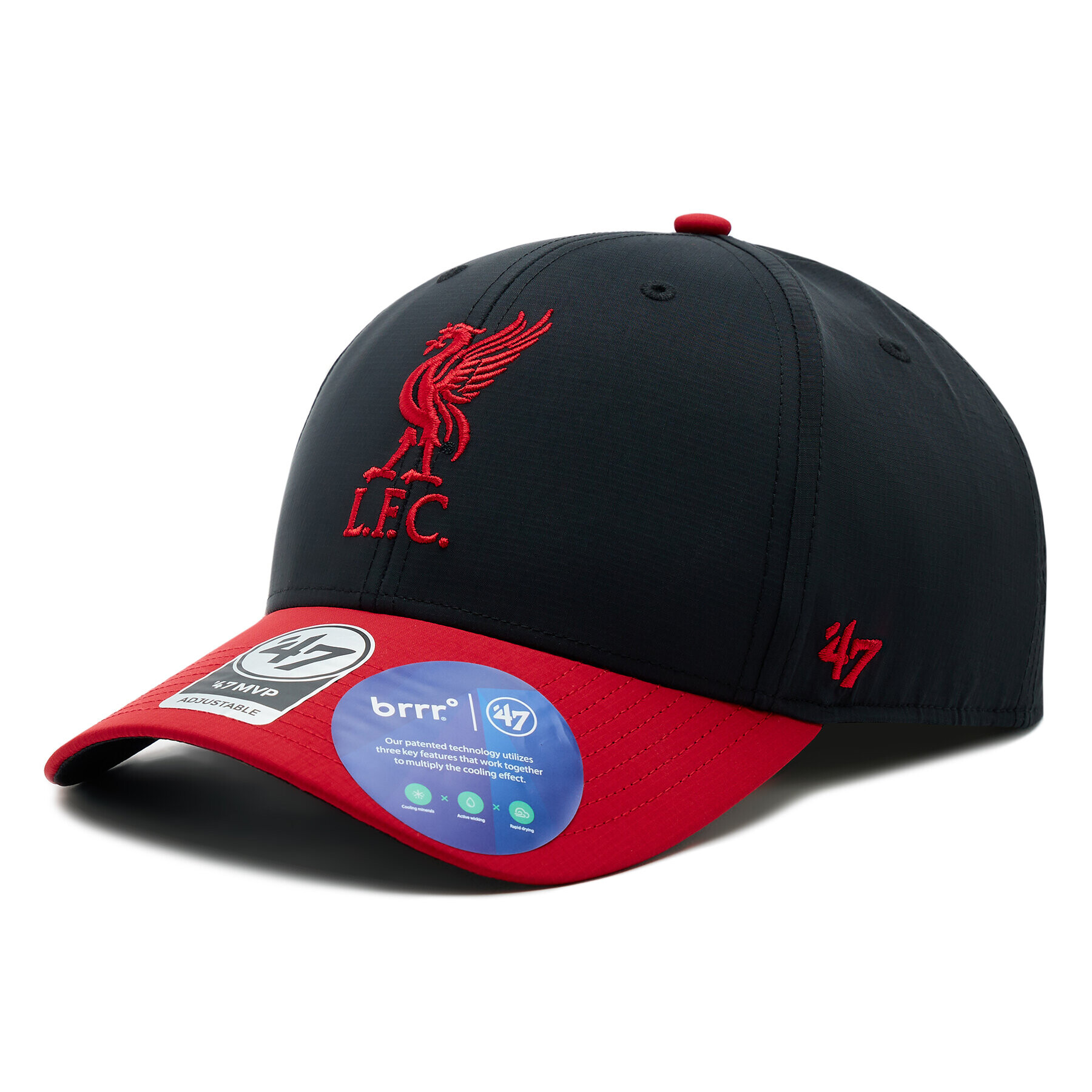 47 Brand Шапка с козирка EPL Liverpool FC Brrr TT Snap 47 MVP EPL-BRTTS04BBP-BK Черен - Pepit.bg