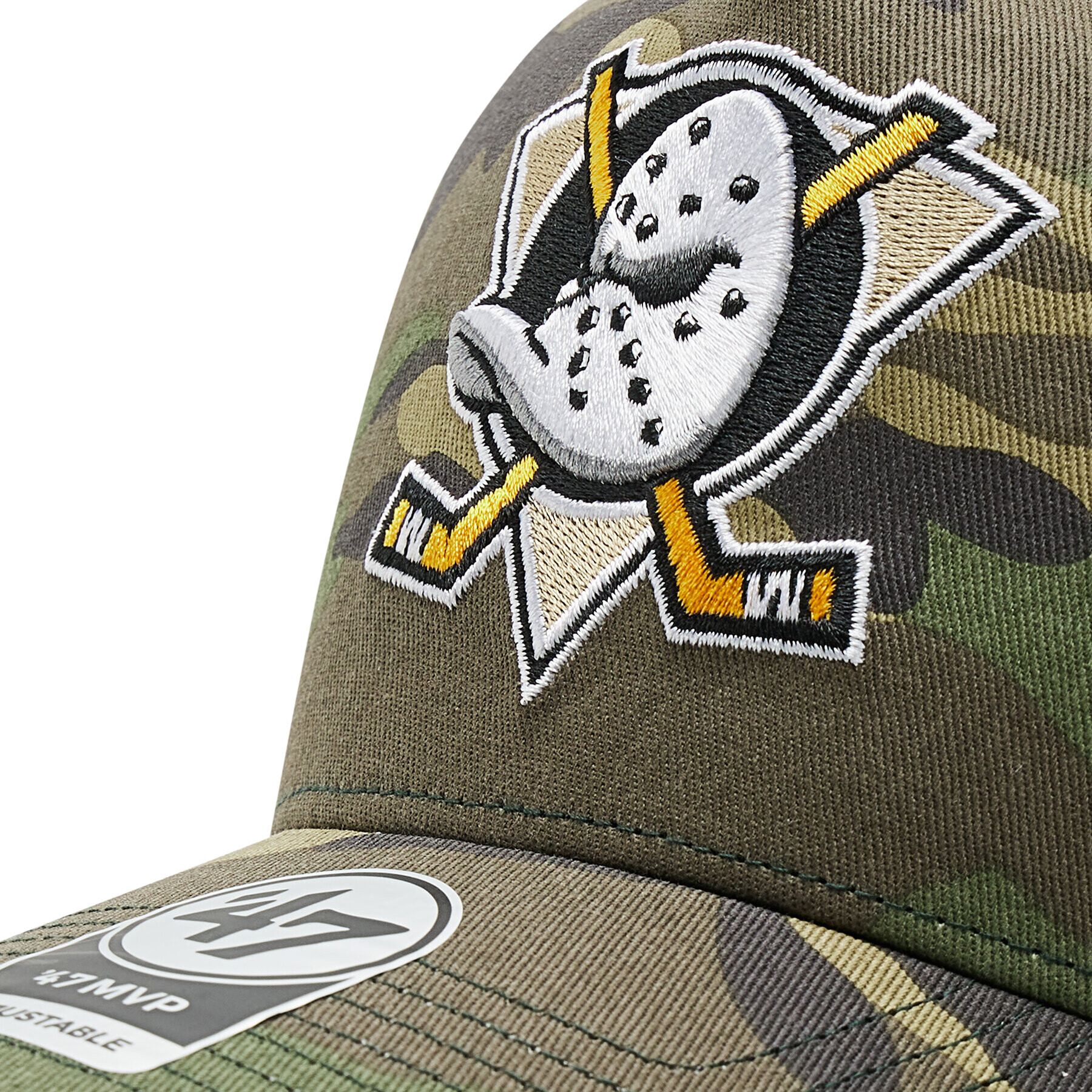 47 Brand Шапка с козирка Grove Anaheim Ducks Wood H-GRVSP25CNP-CMC Зелен - Pepit.bg