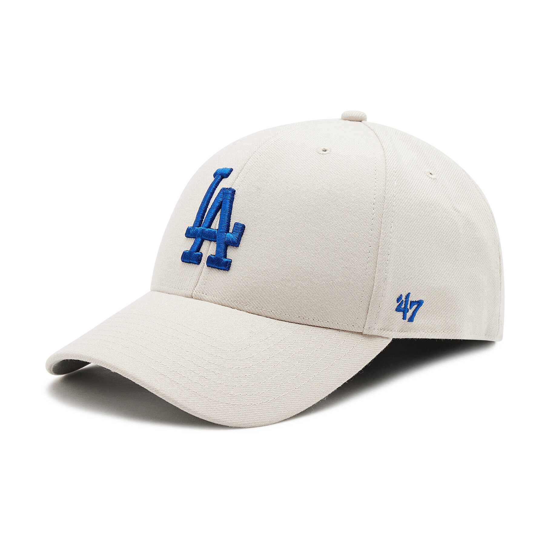 47 Brand Шапка с козирка Los Angeles Dodgers B-MVP12WBV-BN Бежов - Pepit.bg