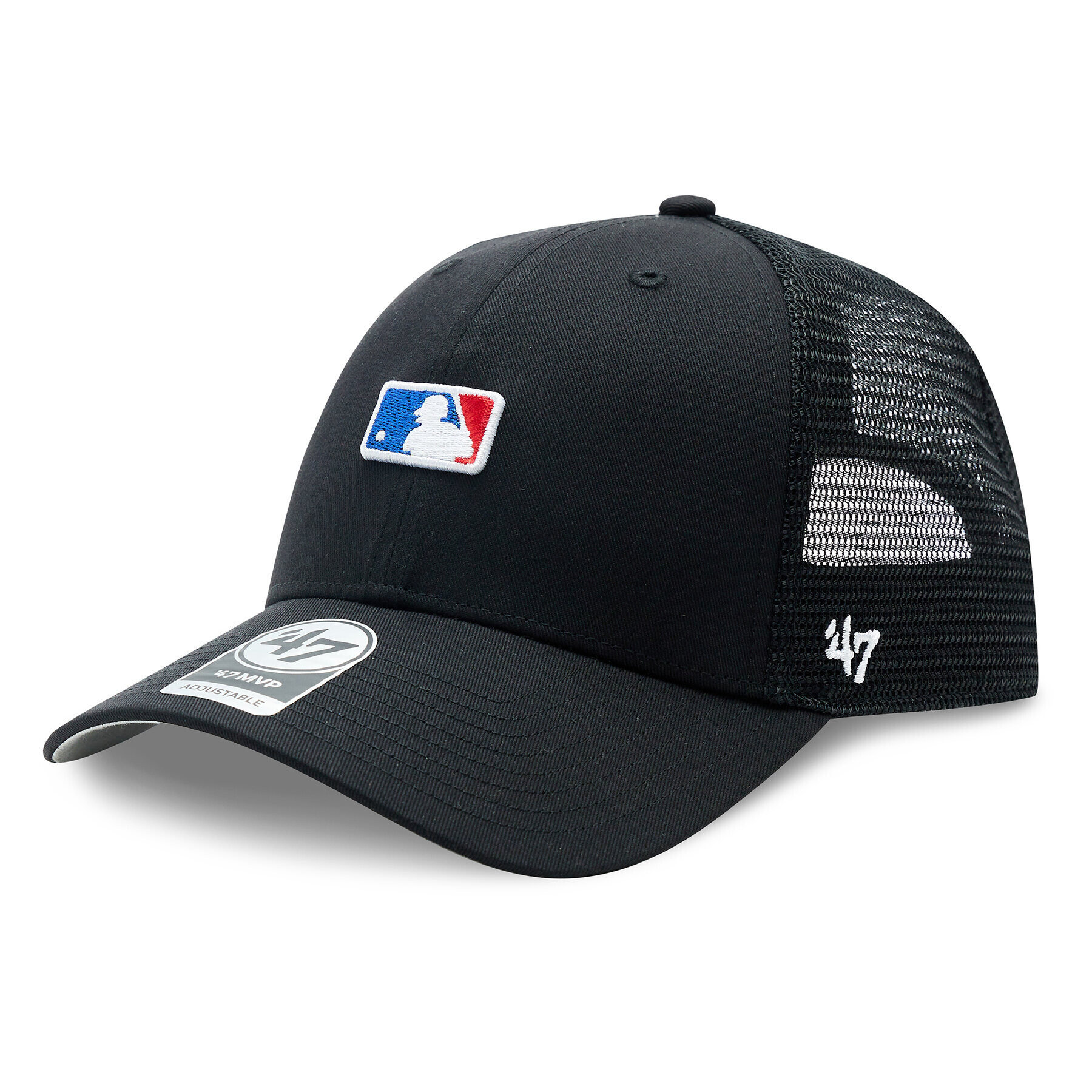 47 Brand Шапка с козирка MLB Batter Man Logo Base Runner Mesh '47 MVP MLB-BRNMS01CTP-BK Черен - Pepit.bg