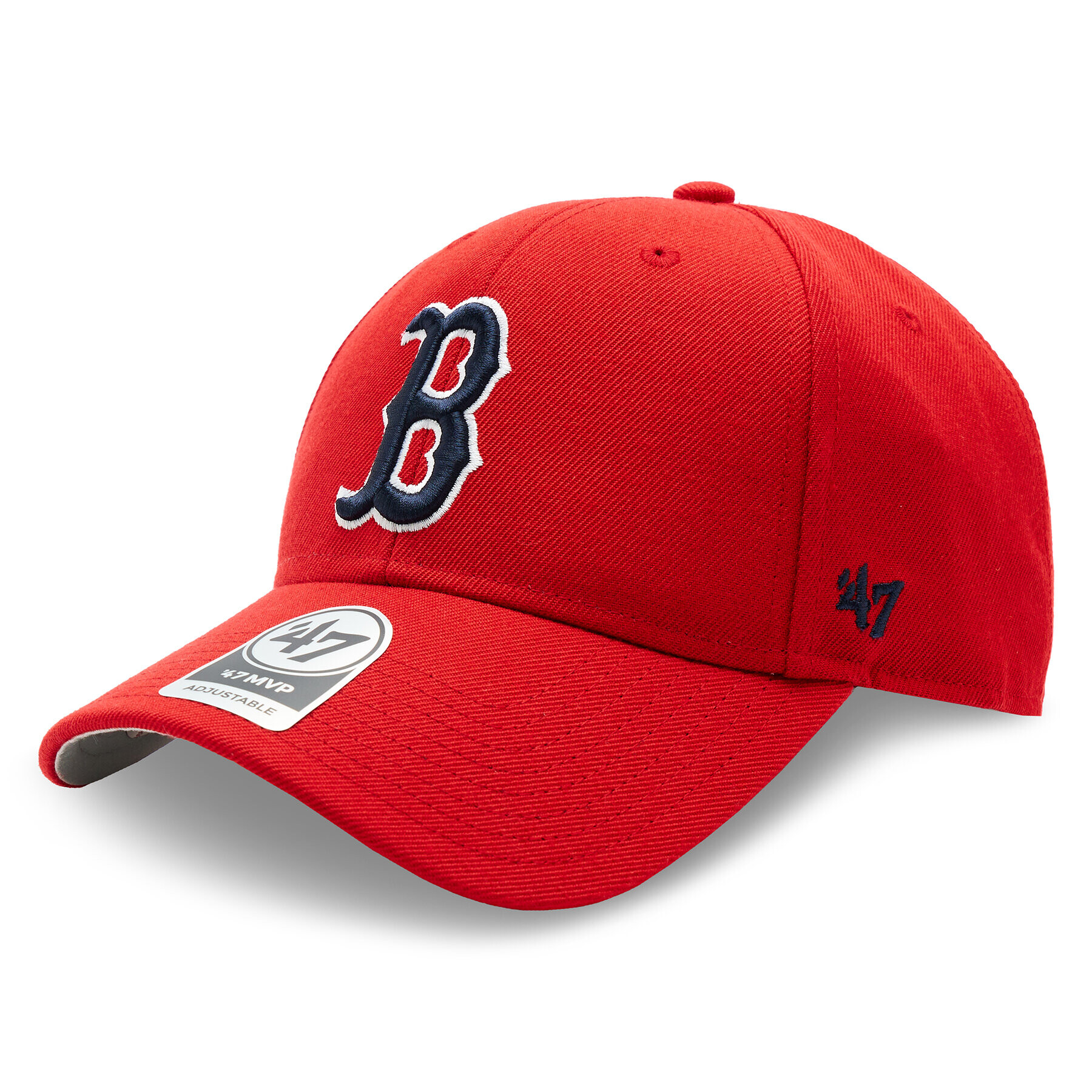 47 Brand Шапка с козирка MLB Boston Red Sox '47 MVP B-MVP02WBV-RD Червен - Pepit.bg