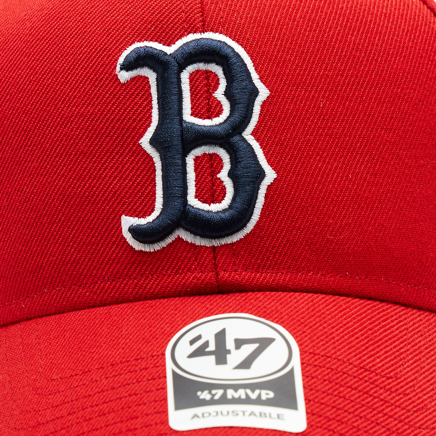 47 Brand Шапка с козирка MLB Boston Red Sox '47 MVP B-MVP02WBV-RD Червен - Pepit.bg