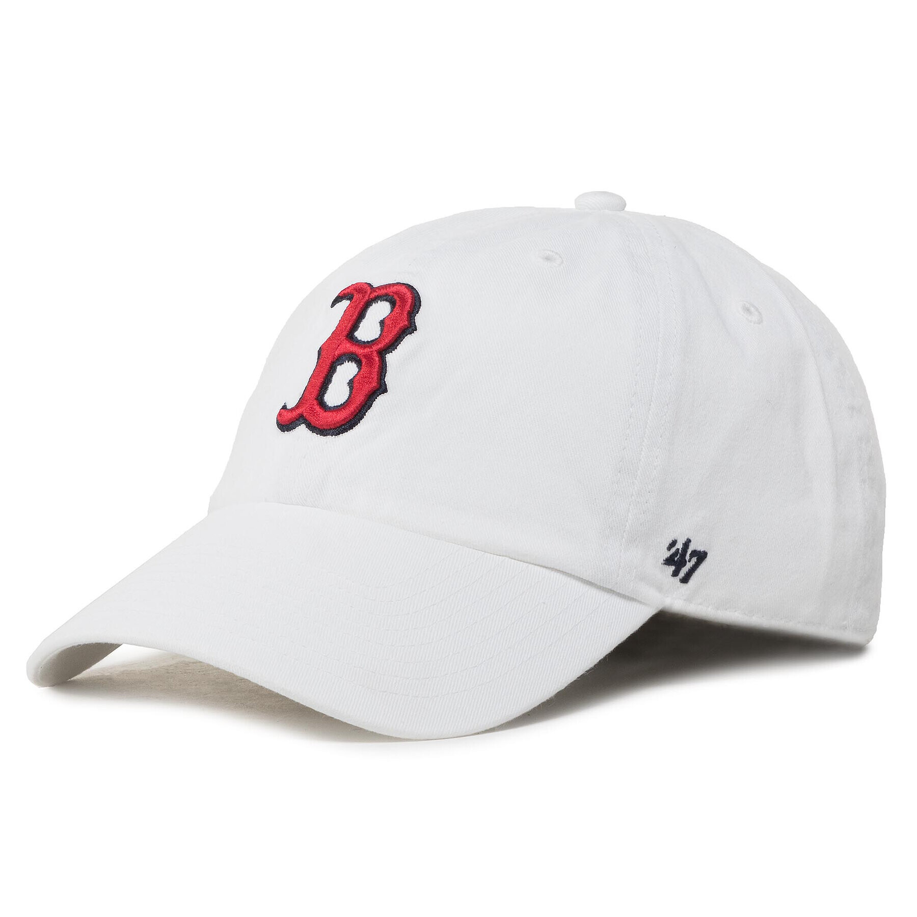 47 Brand Шапка с козирка Mlb Boston Red Sox B-RGW02GWS-WH Бял - Pepit.bg