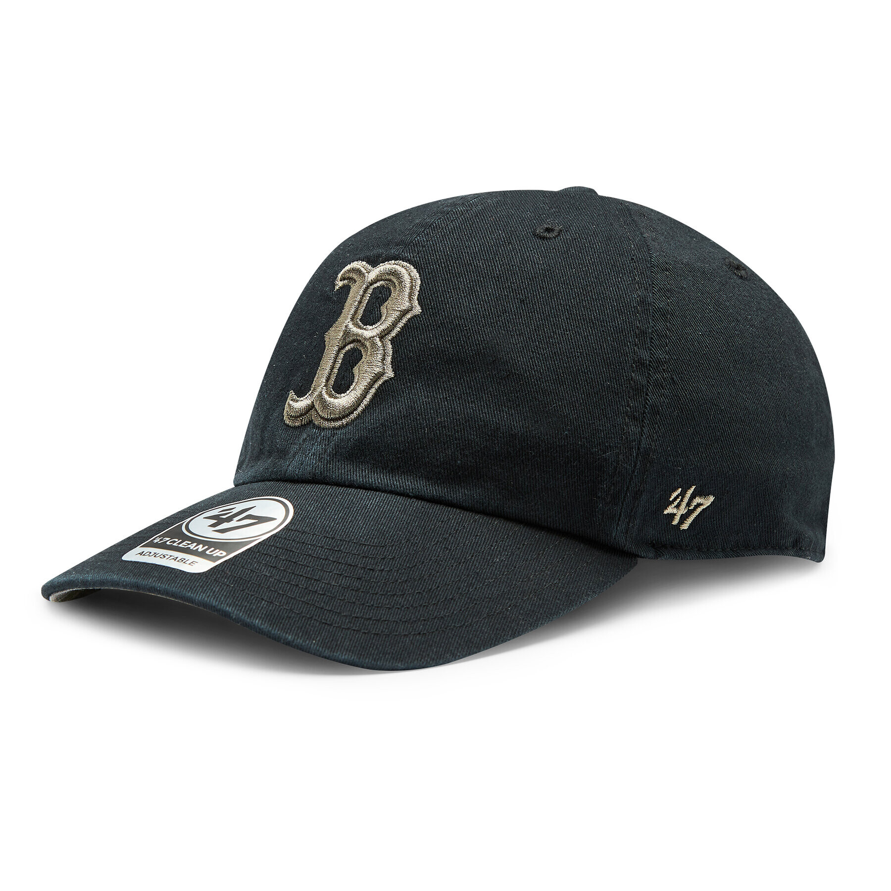 47 Brand Шапка с козирка MLB Boston Red Sox Ballpark Camo 47 CLEAN UP B-BPCAM02GWS-BK Черен - Pepit.bg