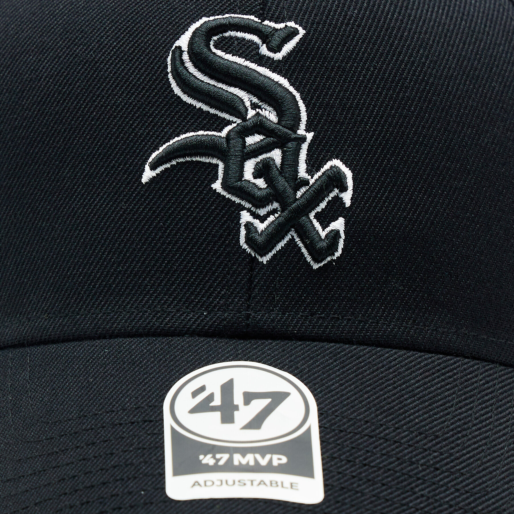 47 Brand Шапка с козирка MLB Chicago White Sox '47 MVP SNAPBACK B-MVPSP06WBP-BK Черен - Pepit.bg