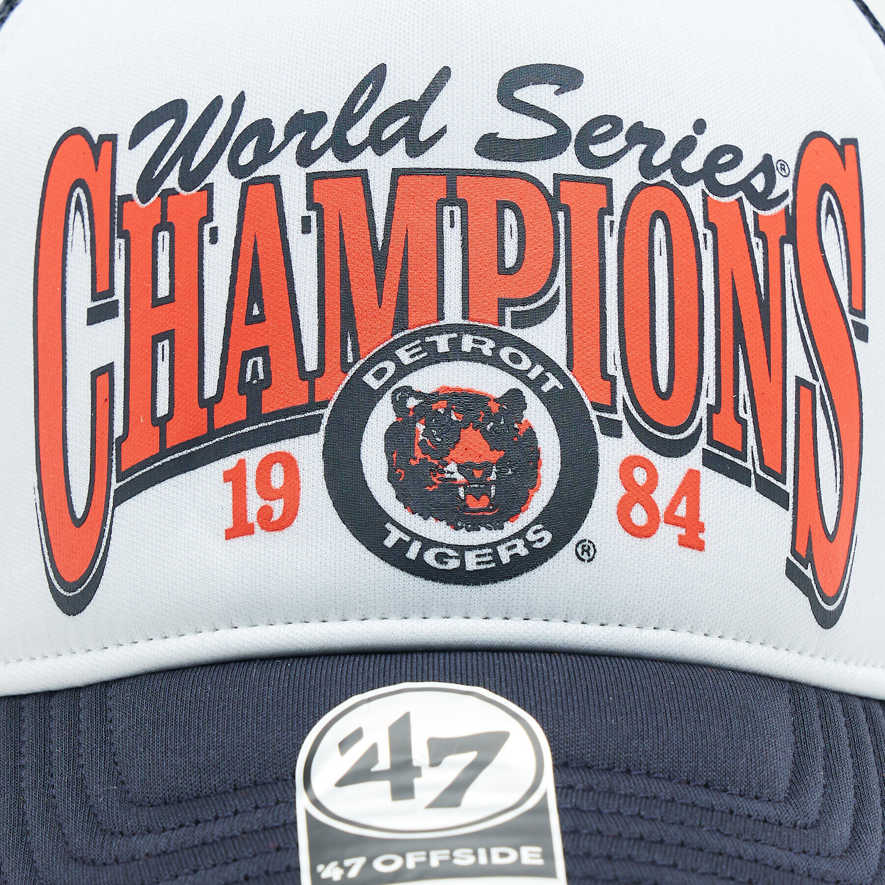 47 Brand Шапка с козирка MLB Detroit Tigers Foam Champ '47 Offside DT BCWS-FOAMC09KPP-NY84 Тъмносин - Pepit.bg