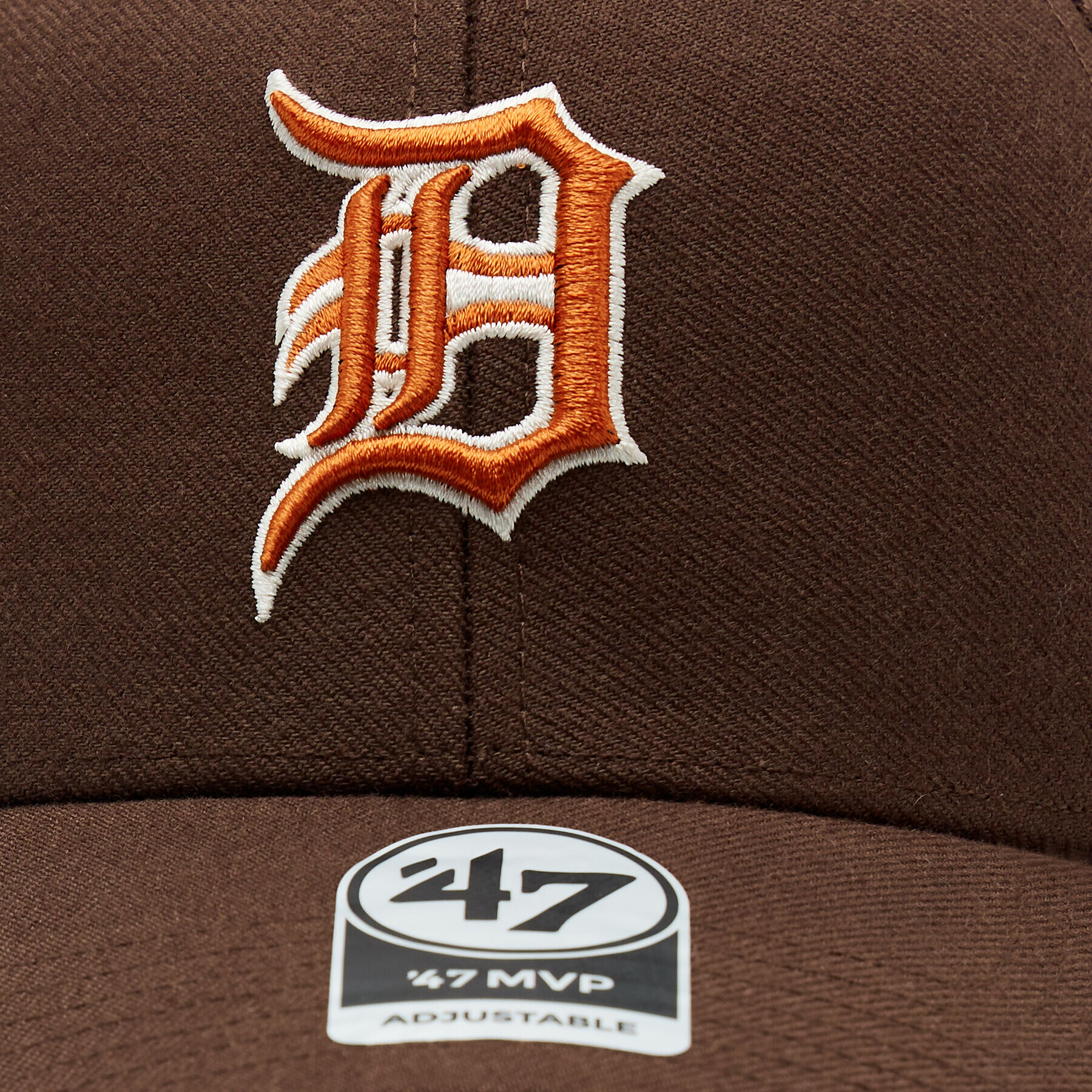 47 Brand Шапка с козирка MLB Detroit Tigers Sure Shot Snapback '47 MVP B-SUMVP09WBP-BW Кафяв - Pepit.bg