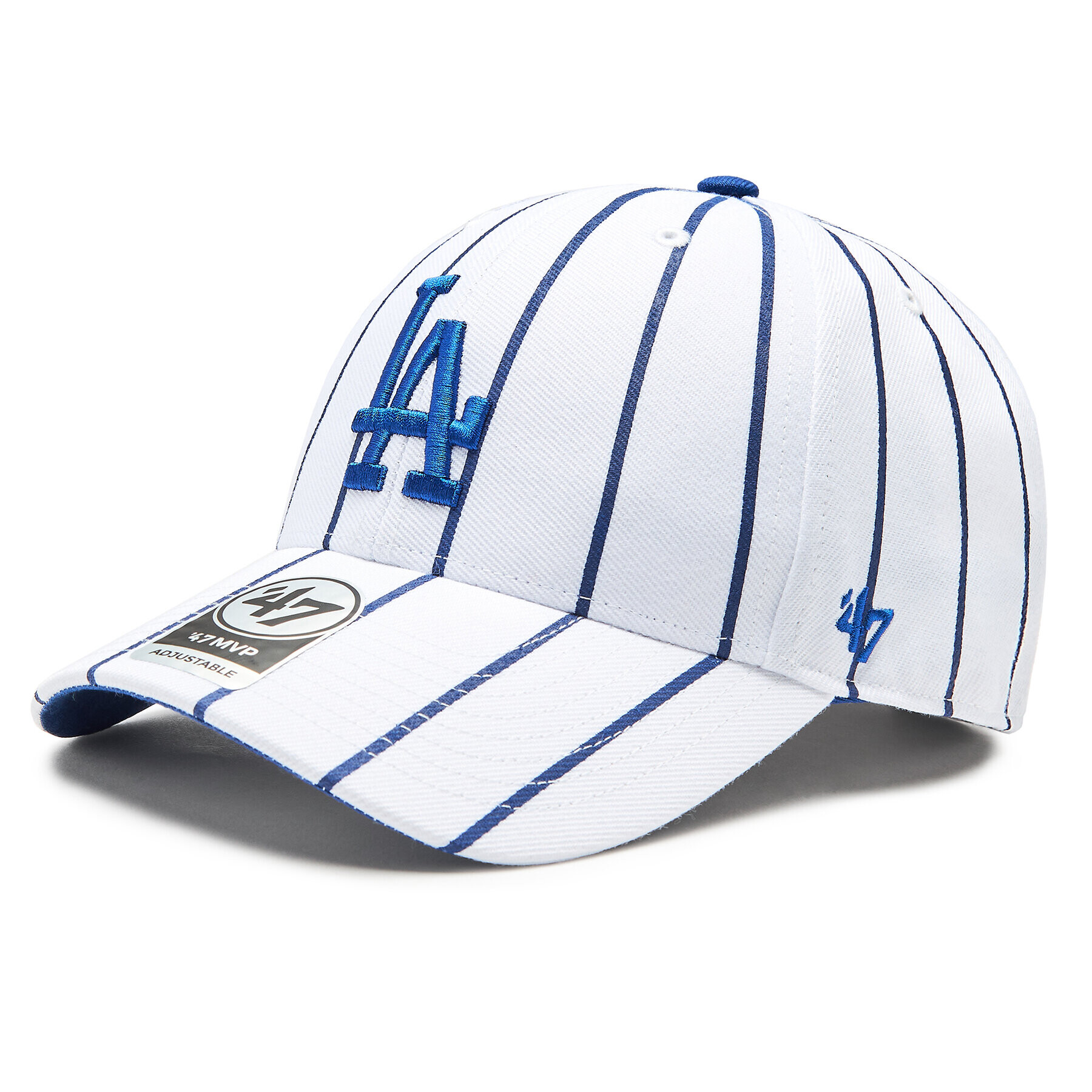 47 Brand Шапка с козирка MLB Los Angeles Dodgers Bird Cage 47 MVP B-BDCG12WBV-WH Бял - Pepit.bg