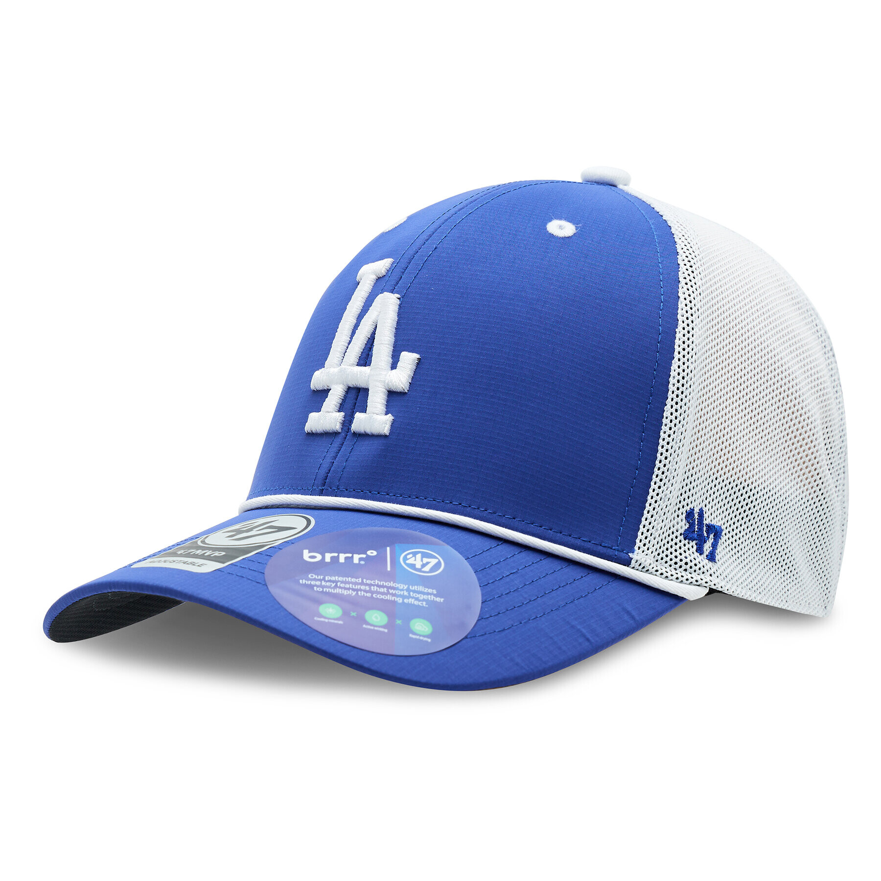 47 Brand Шапка с козирка MLB Los Angeles Dodgers brrr Mesh Pop 47 MVP B-BRPOP12BBP-RY Син - Pepit.bg