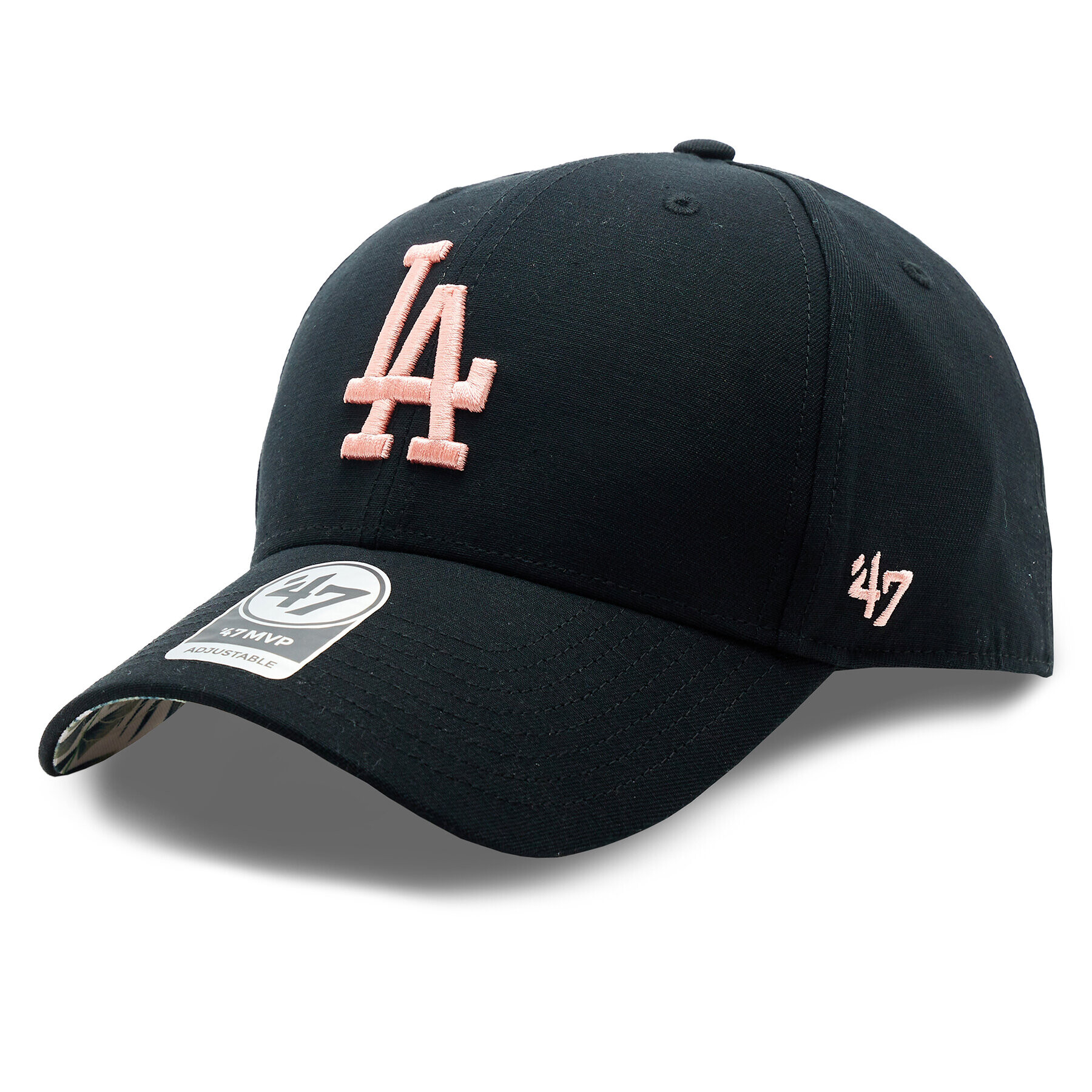 47 Brand Шапка с козирка MLB Los Angeles Dodgers Coastal Floral Under '47 MVP B-CFLMU12GWP-BK Черен - Pepit.bg