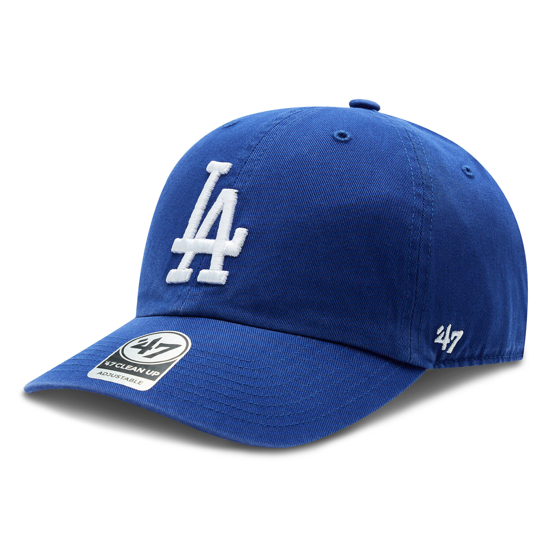 47 Brand Шапка с козирка MLB Los Angeles Dodgers Double Under '47 CLEAN UP BCWS-DBLUN12GWS-RYA88 Син - Pepit.bg