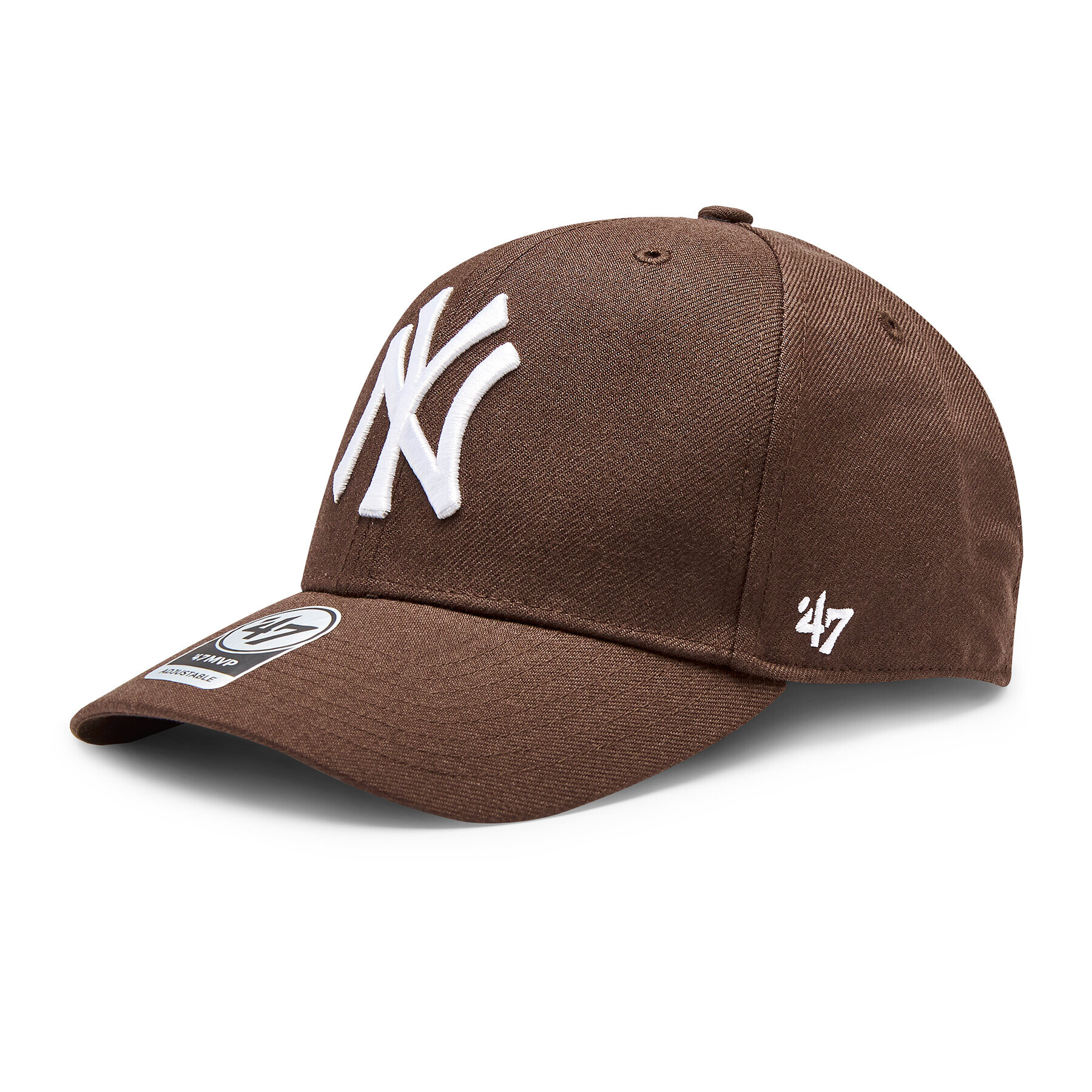 47 Brand Шапка с козирка MLB New York Yankees '47 MVP SNAPBACK B-MVPSP17WBP-BW Кафяв - Pepit.bg