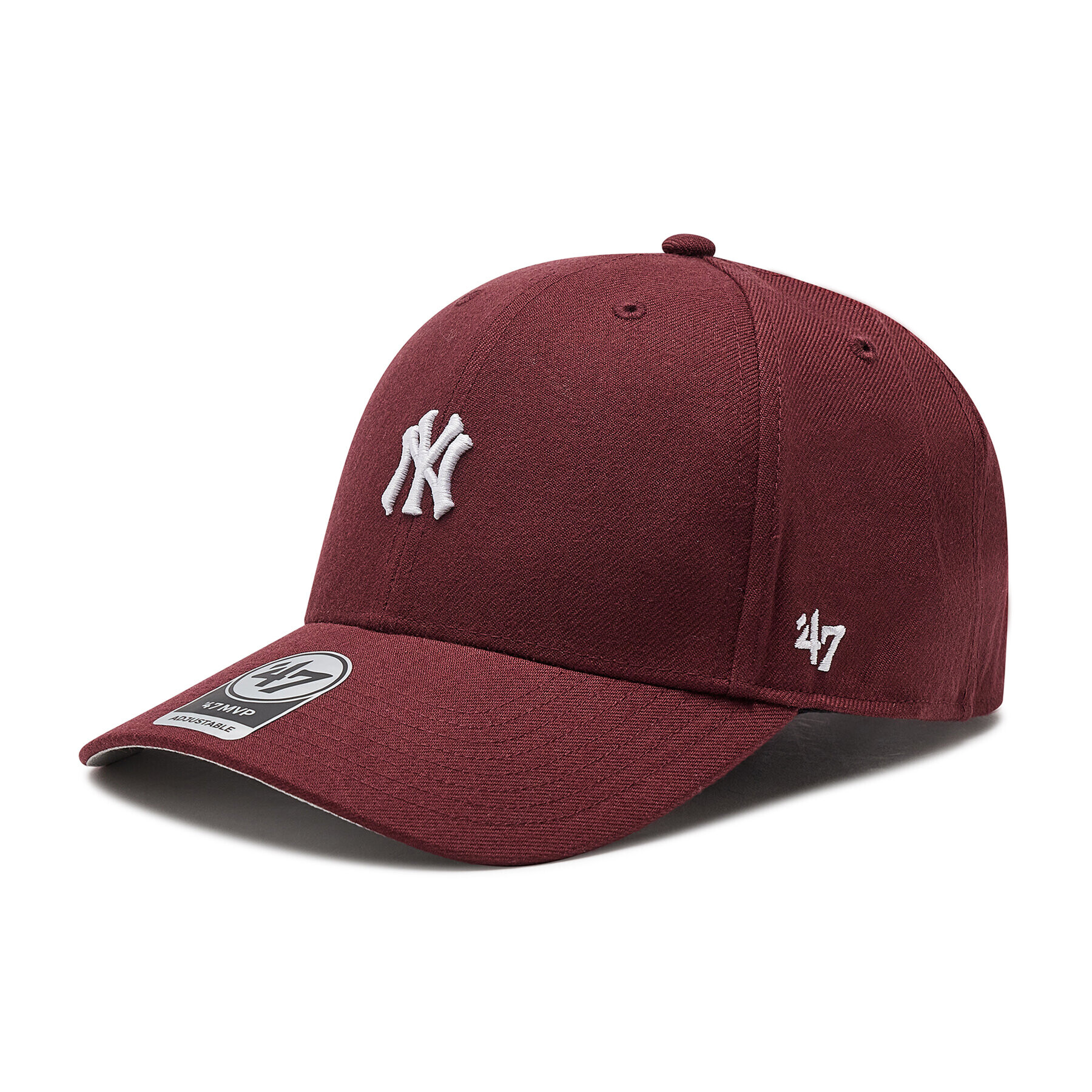 47 Brand Шапка с козирка Mlb New York Yankees B-BRMPS17WBP-KM Бордо - Pepit.bg