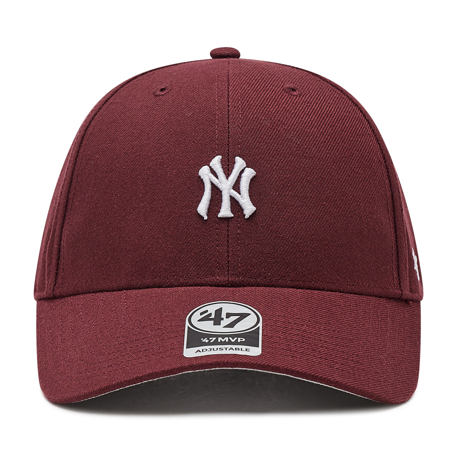 47 Brand Шапка с козирка Mlb New York Yankees B-BRMPS17WBP-KM Бордо - Pepit.bg