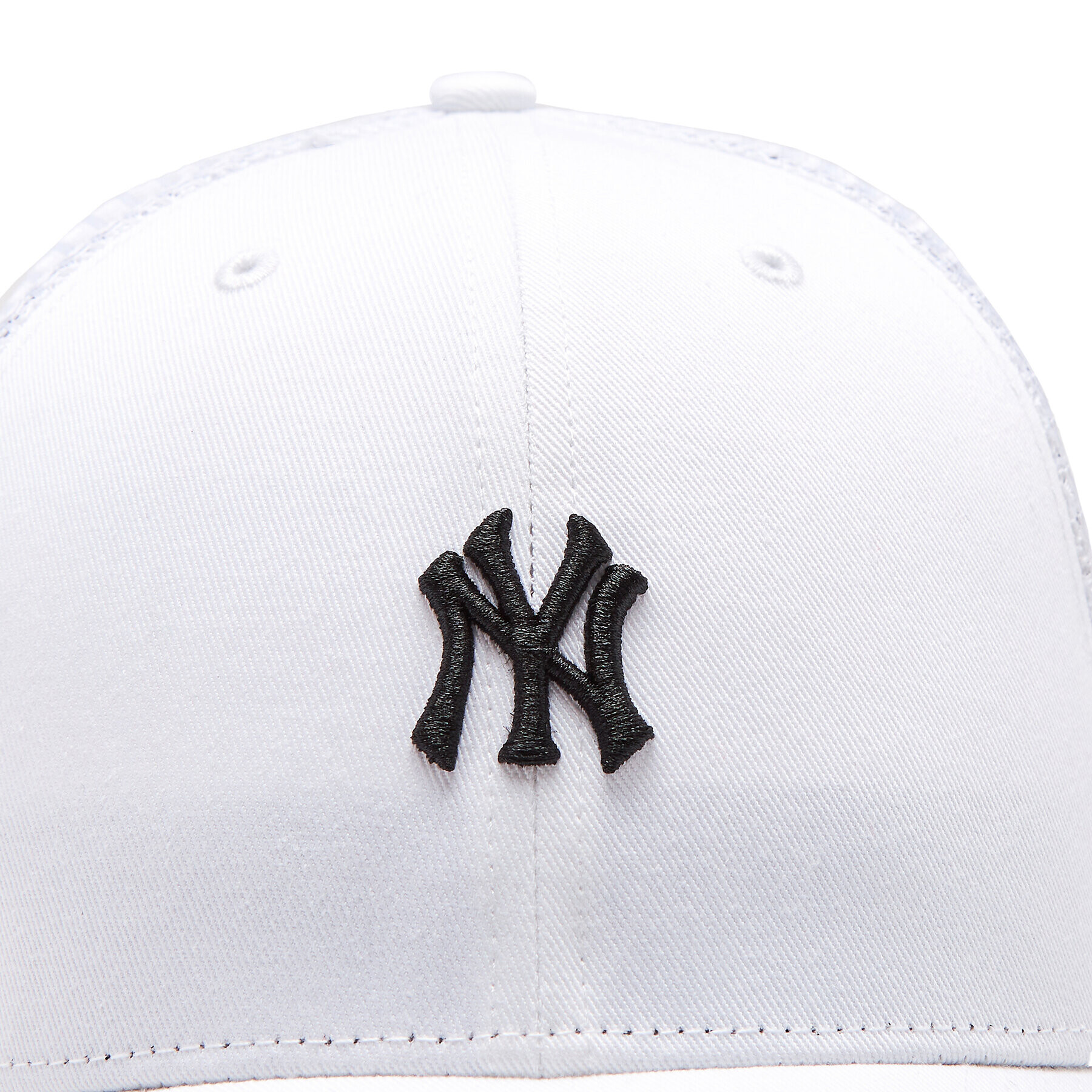 47 Brand Шапка с козирка MLB New York Yankees Base Runner Mesh '47 MVP B-BRNMS17CTP-WHA Бял - Pepit.bg