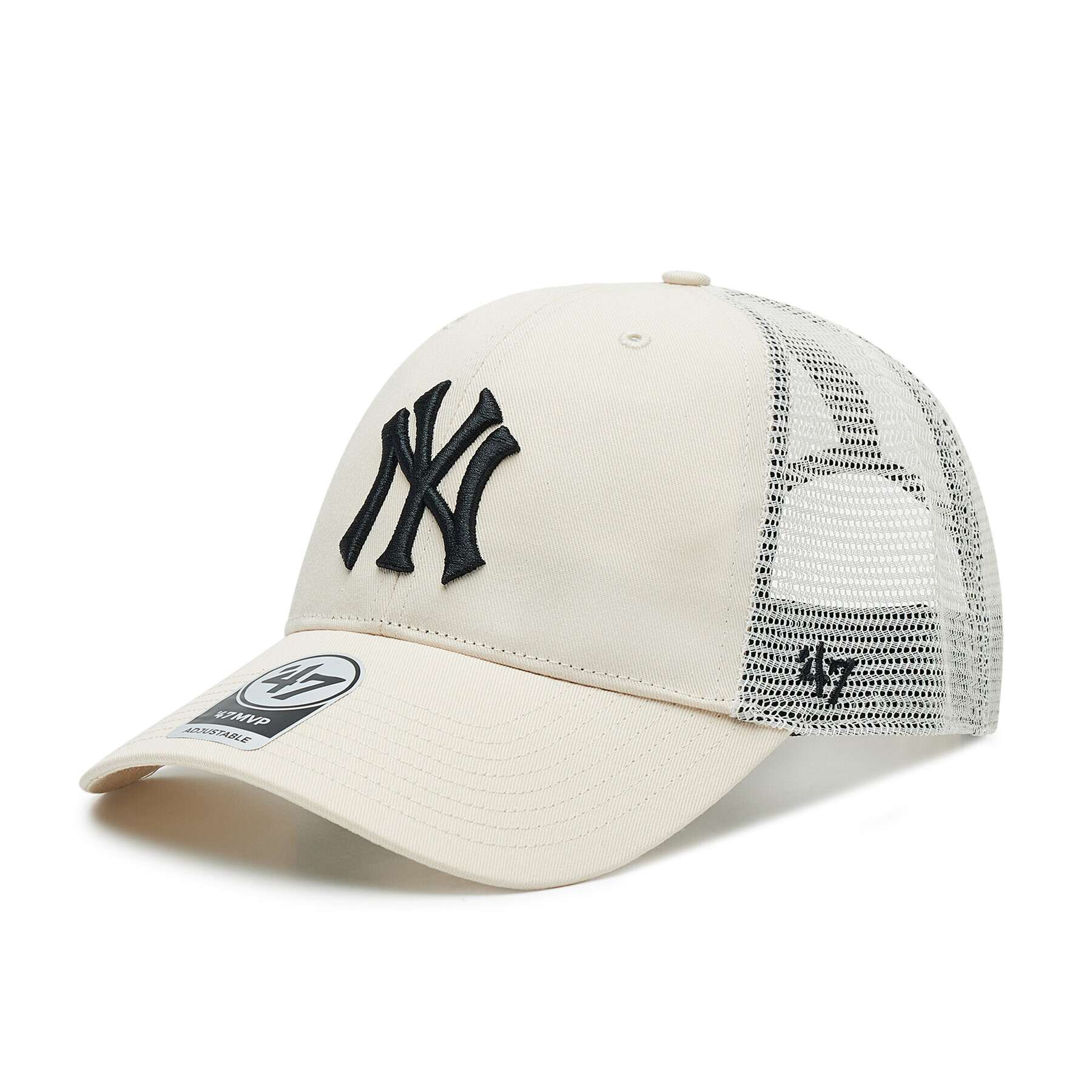 47 Brand Шапка с козирка MLB New York Yankees Branson B-BRANS17CTP-NTB Бежов - Pepit.bg