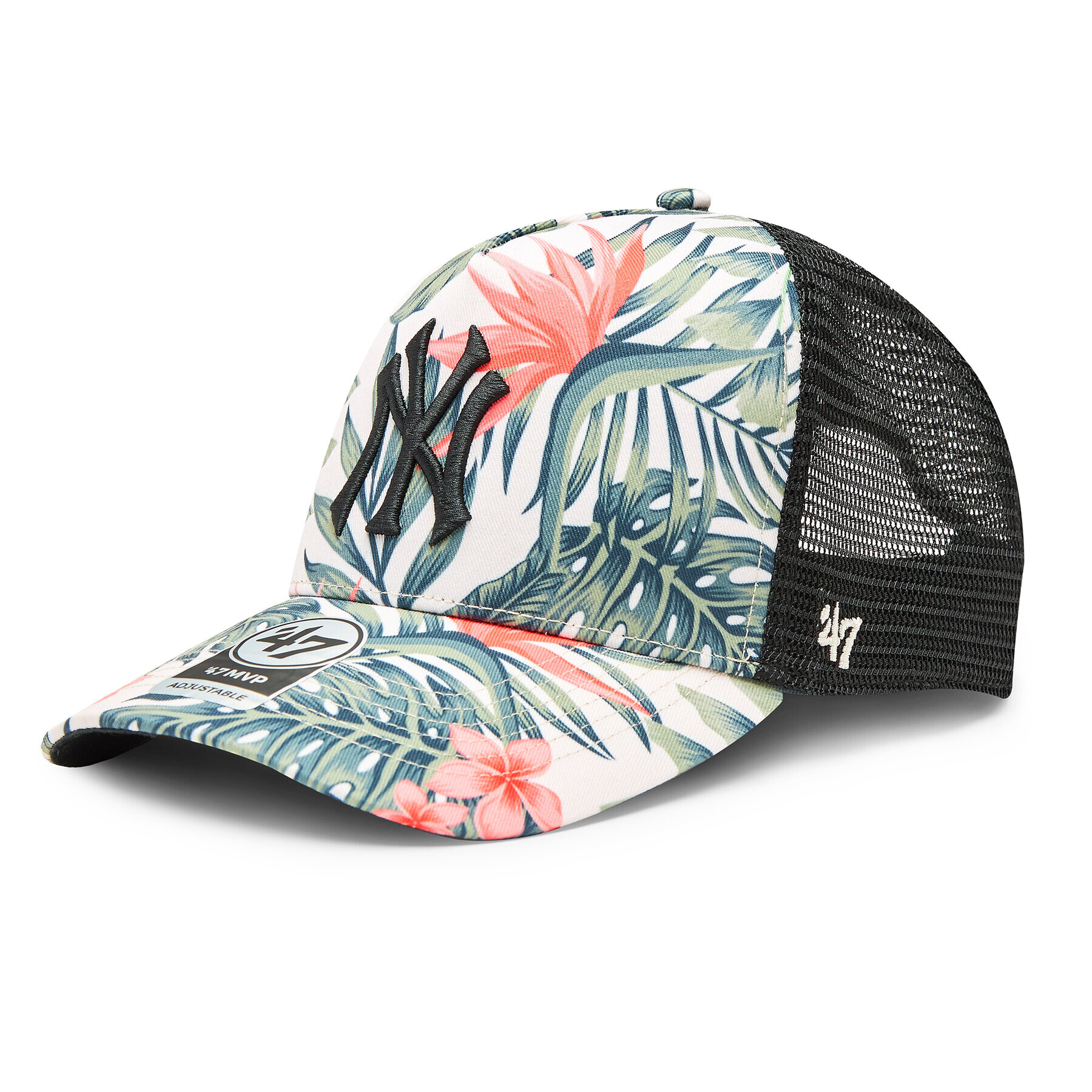 47 Brand Шапка с козирка MLB New York Yankees Coastal Floral Mesh 47 MVP DT B-CFLMS17PTP-VQ Цветен - Pepit.bg