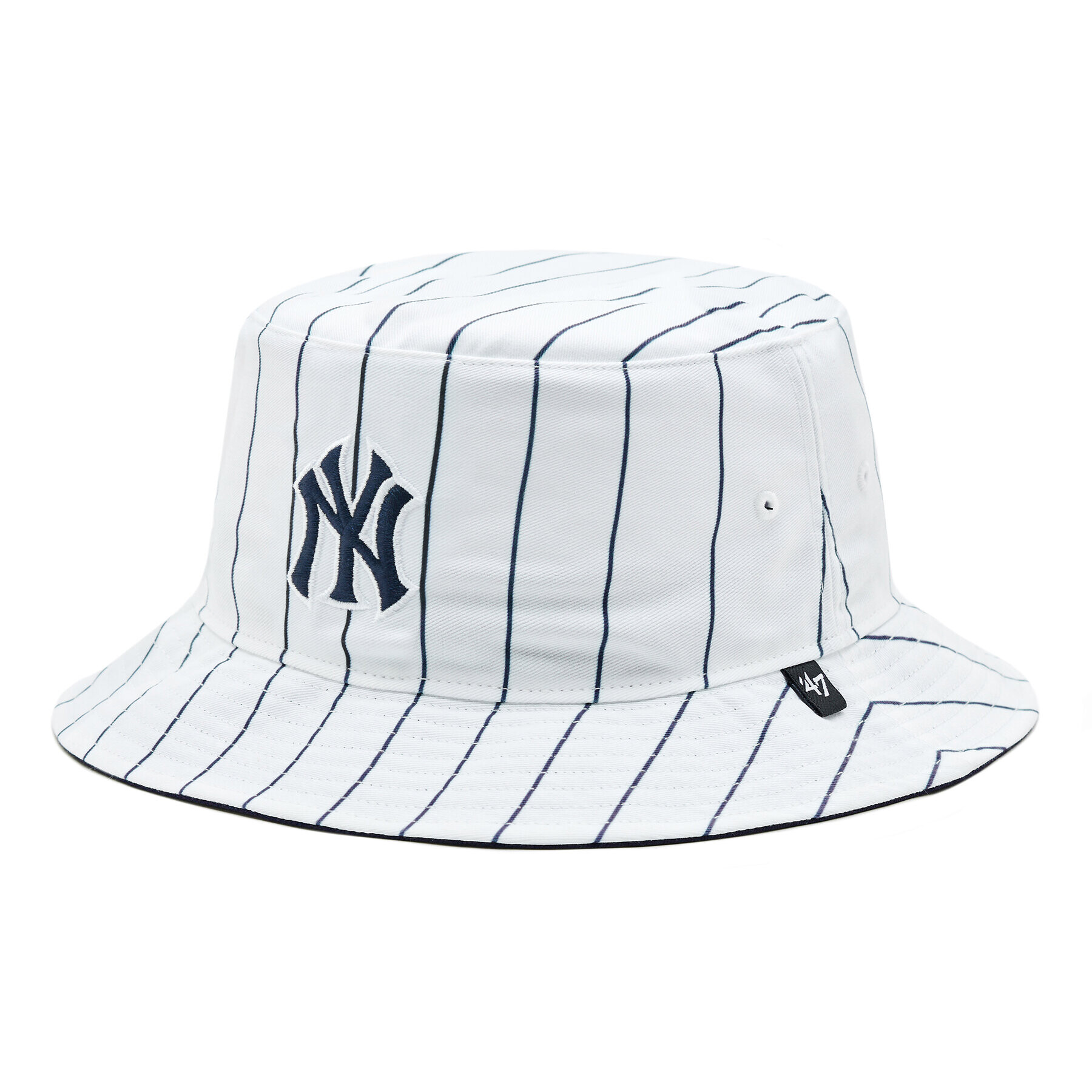 47 Brand Шапка с козирка MLB New York Yankees Pinstriped '47 BUCKET B-PINSD17PTF-NY Тъмносин - Pepit.bg