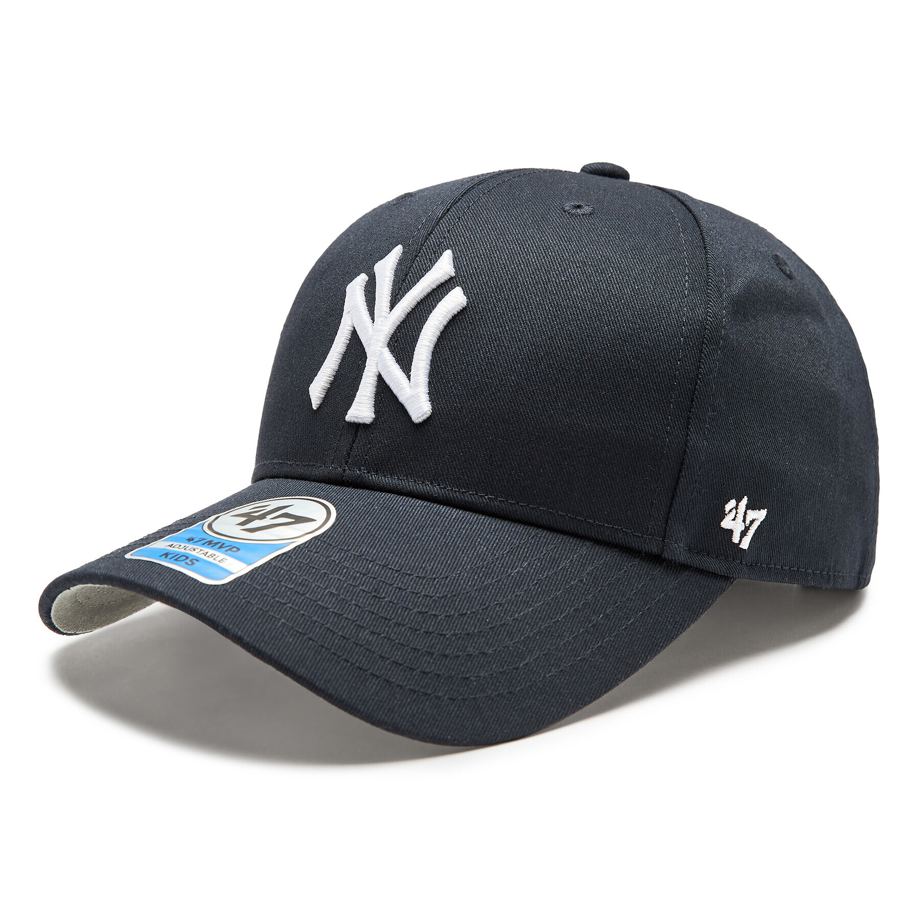 47 Brand Шапка с козирка MLB New York Yankees Raised Basic '47 MVP B-RAC17CTP-NY Тъмносин - Pepit.bg