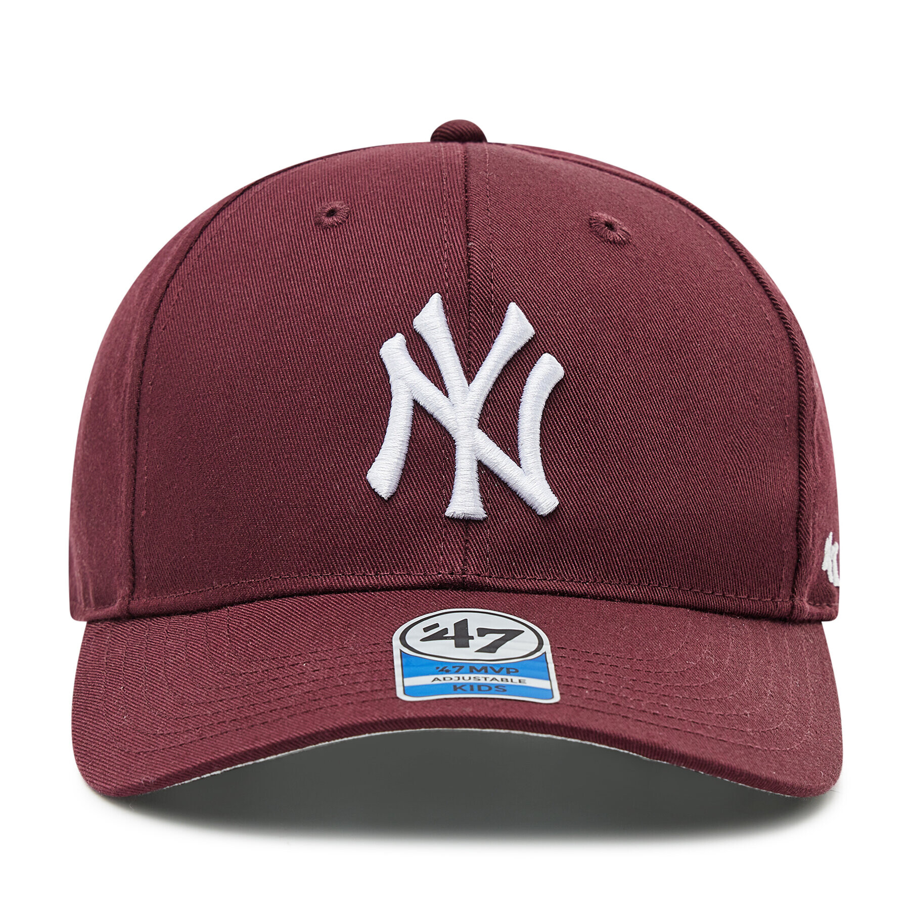 47 Brand Шапка с козирка Mlb New York Yankees Raised Basic '47 Mvp Junior B-RAC17CTP-KM Бордо - Pepit.bg